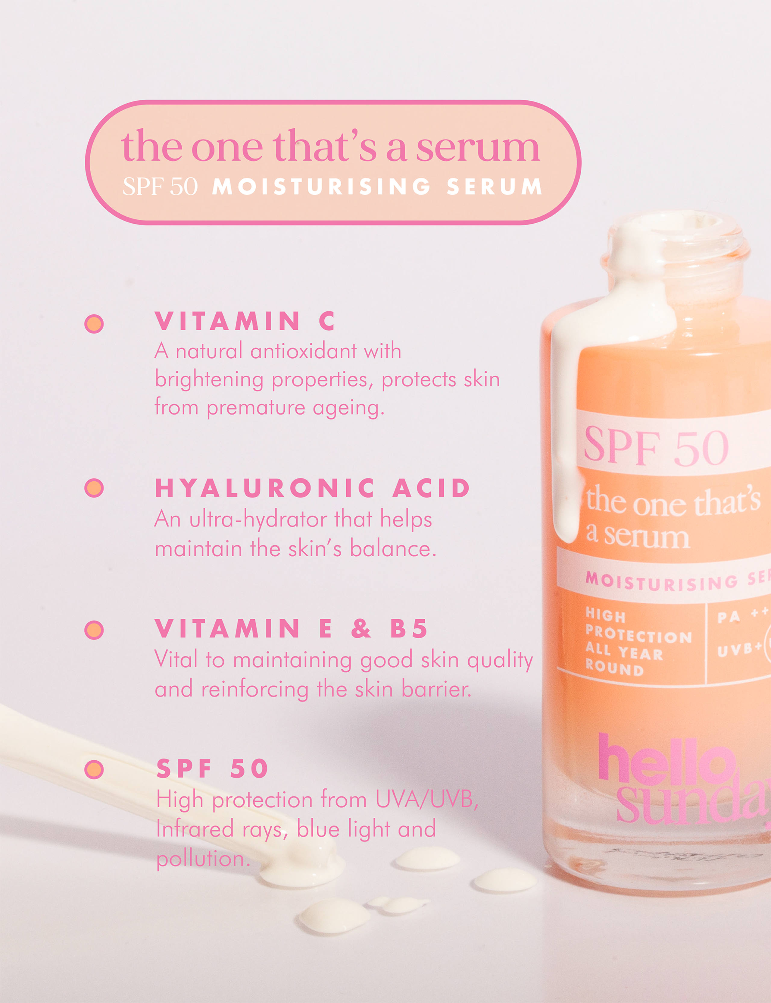 The One That´s A Serum - Moisturising Serum SPF 50 50ml 6 of 7