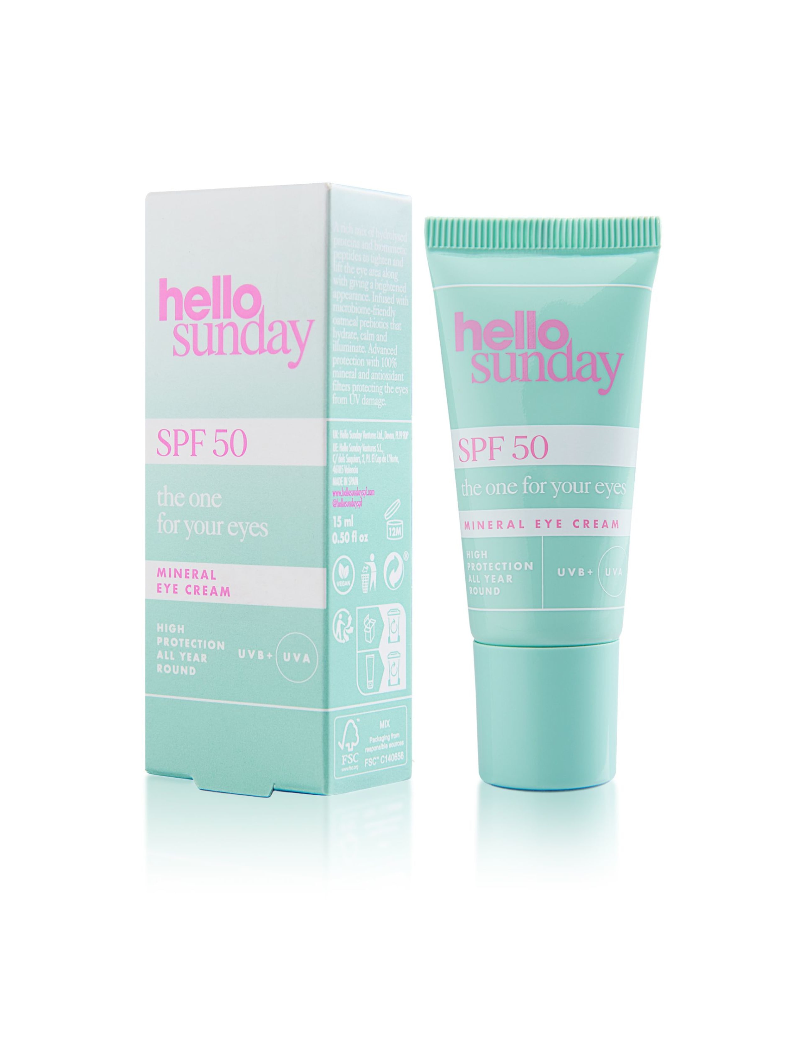 The One For Your Eyes - Mineral Eye Cream SPF 50 15ml 3 of 3