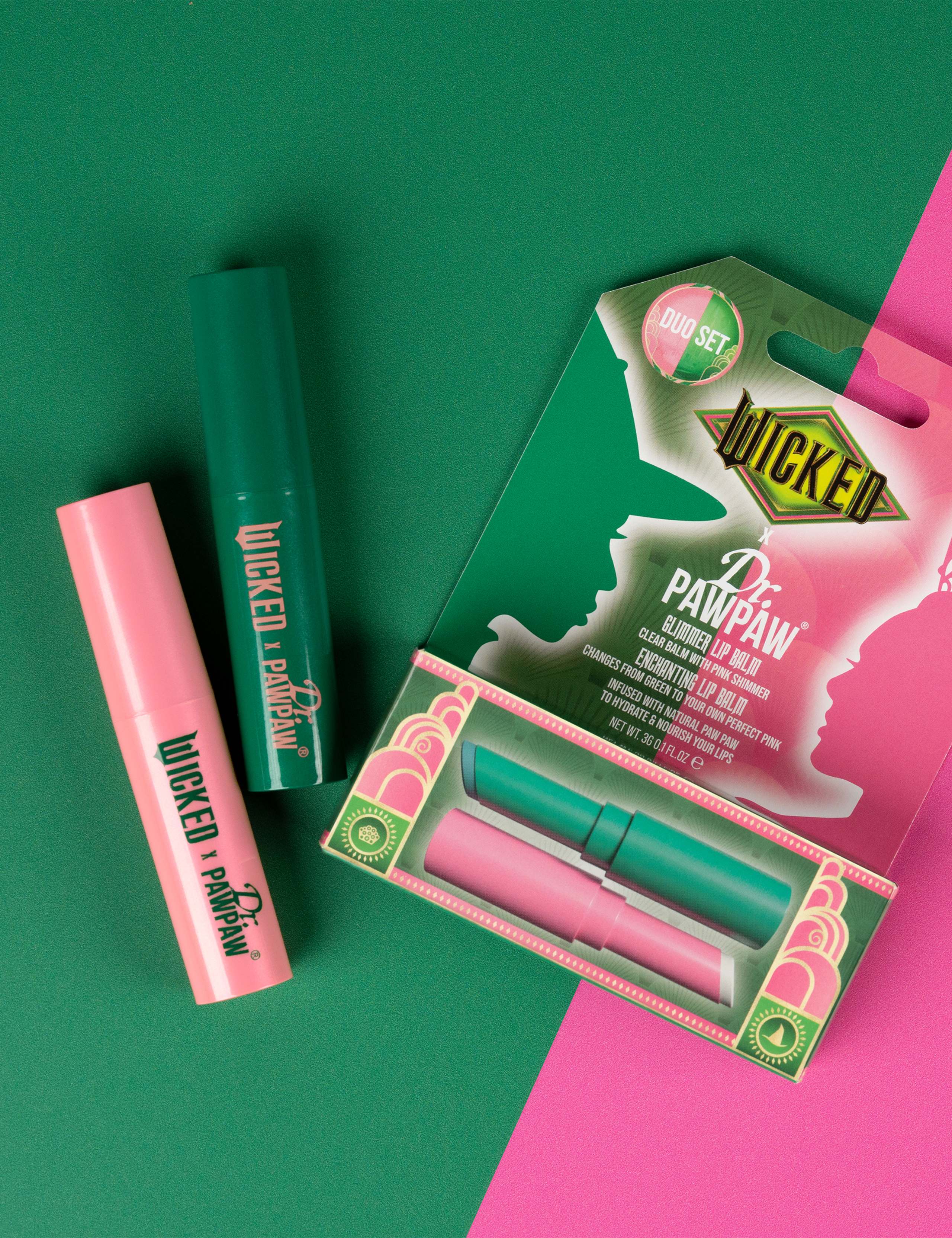 Dr. PAWPAW x Wicked Enchanting & Glimmer Lip Balm Duo 2 of 7