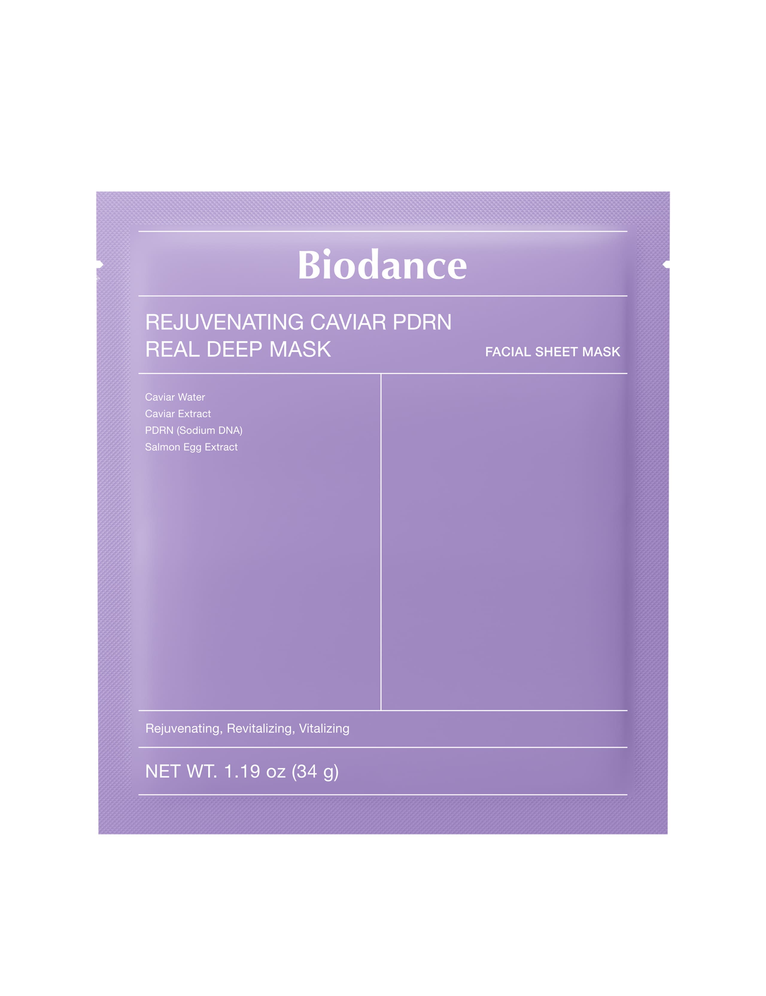 Rejuvenating Caviar PDRN Real Deep Mask (4 Pack) 34g 3 of 4