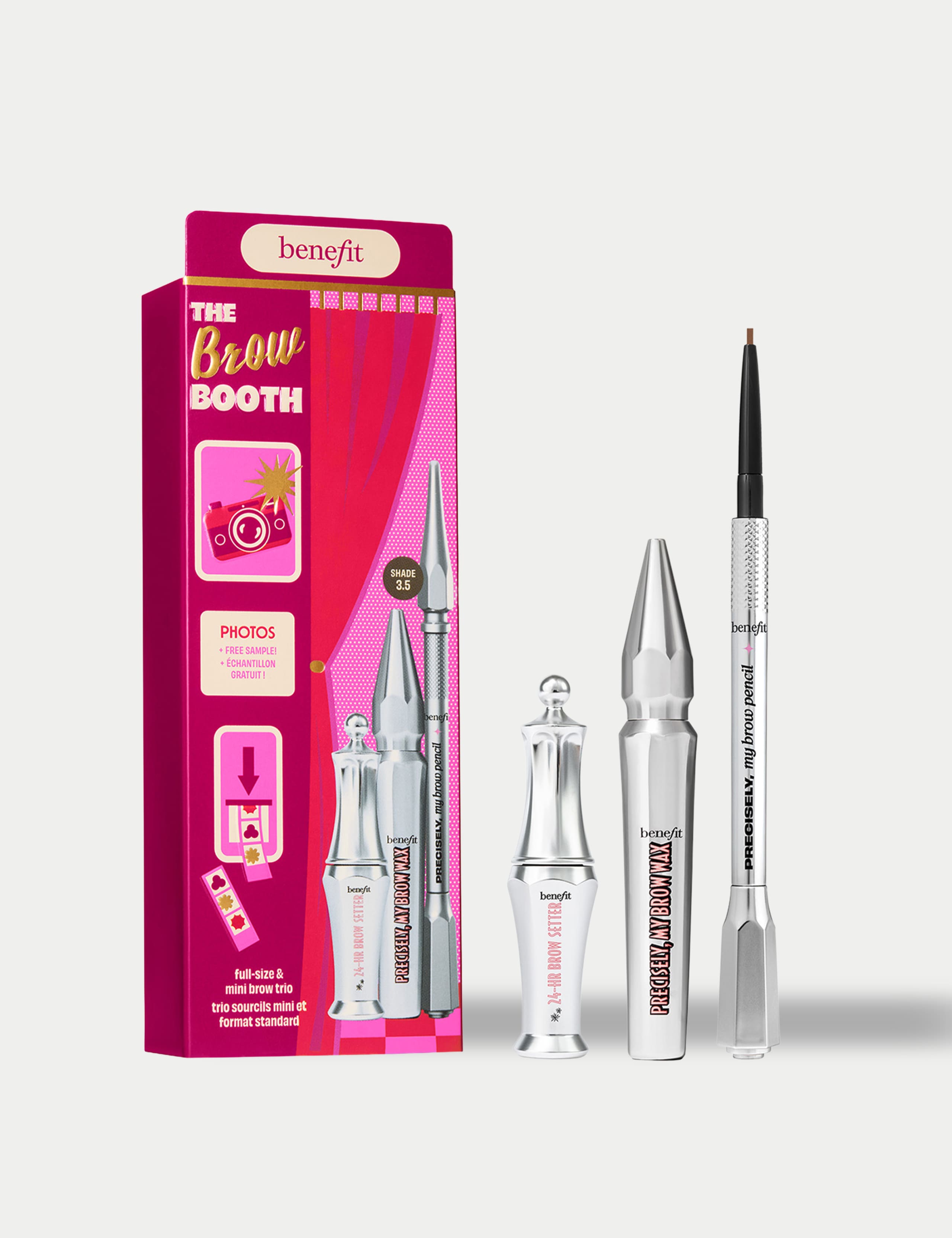 The Brow Booth Brow Pencil, Wax & Eyebrow Gel Trio - Worth £67.85 1 of 10