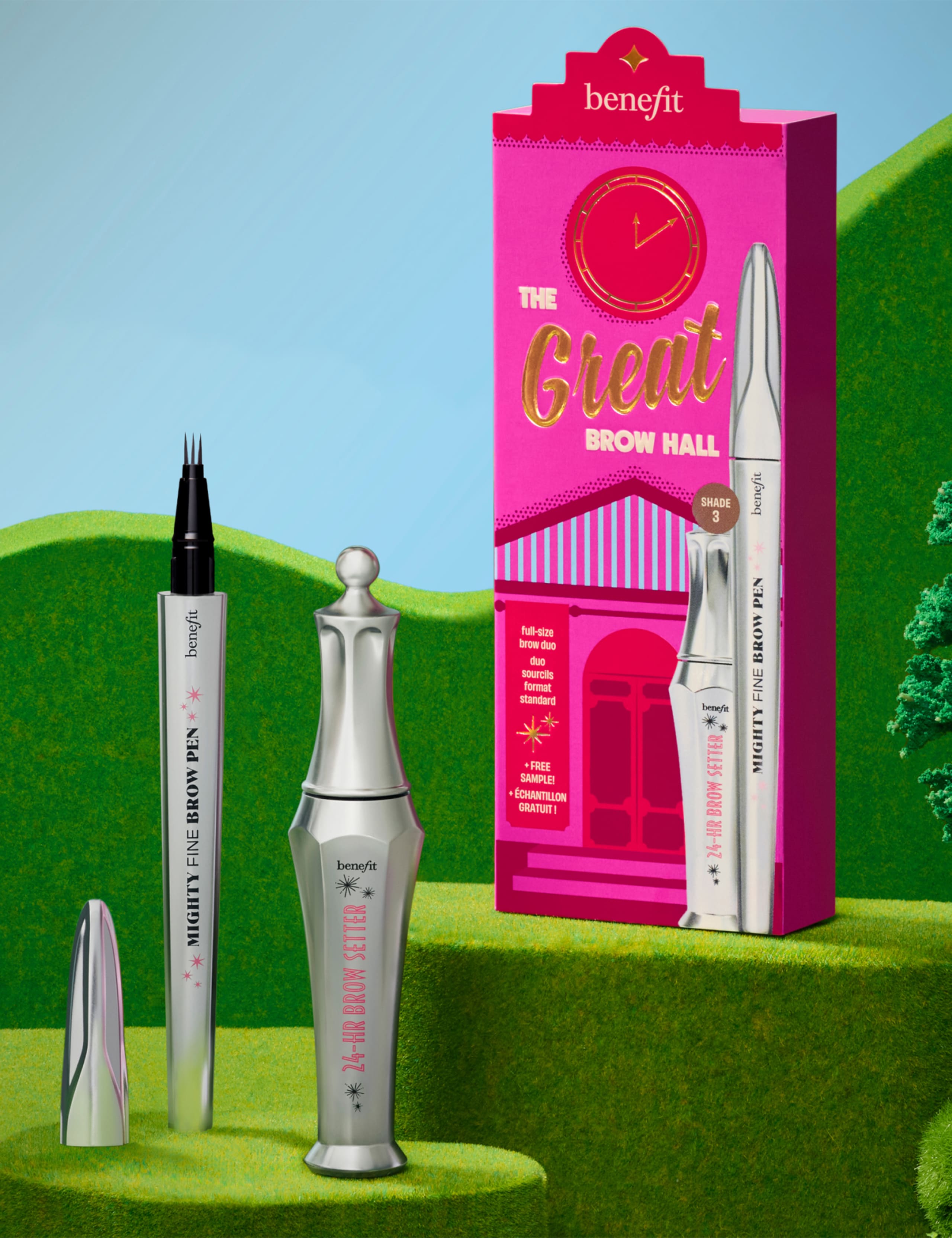 The Great Brow Hall, Eyebrow Pen & 24Hr Brow Setter Duo Gift Set 8 of 9