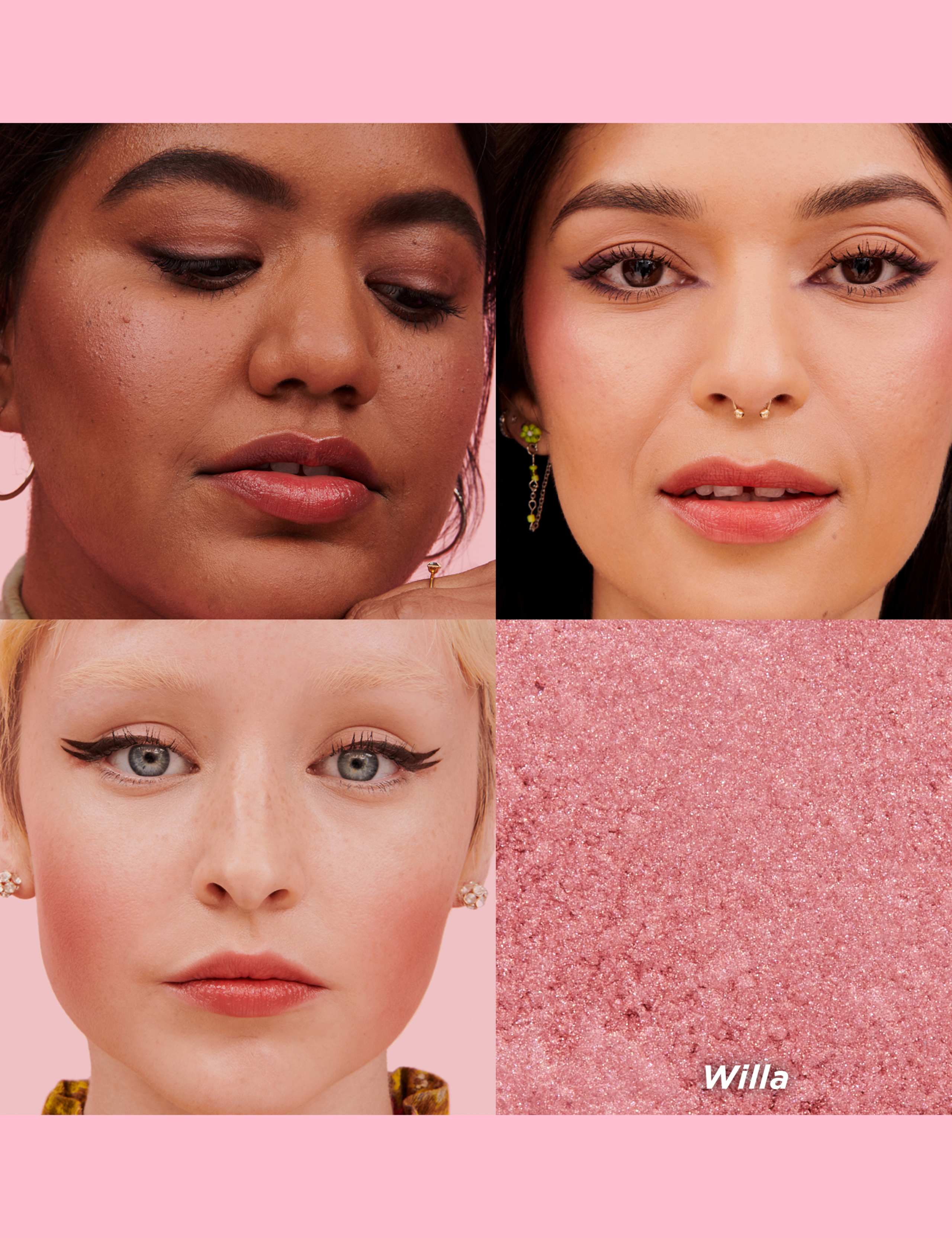 Willa Soft Neutral-Rose Blush Powder Mini 2.5g 2 of 5