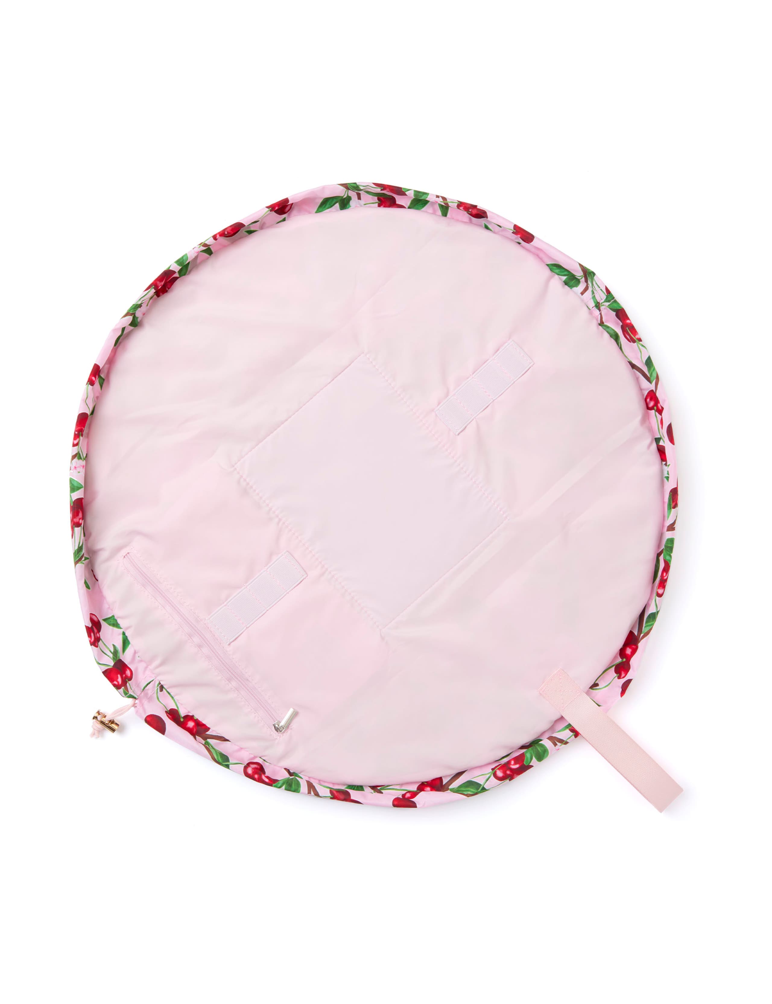 Drawstring Flat Lay Makeup Bag - Cherries 5 of 9