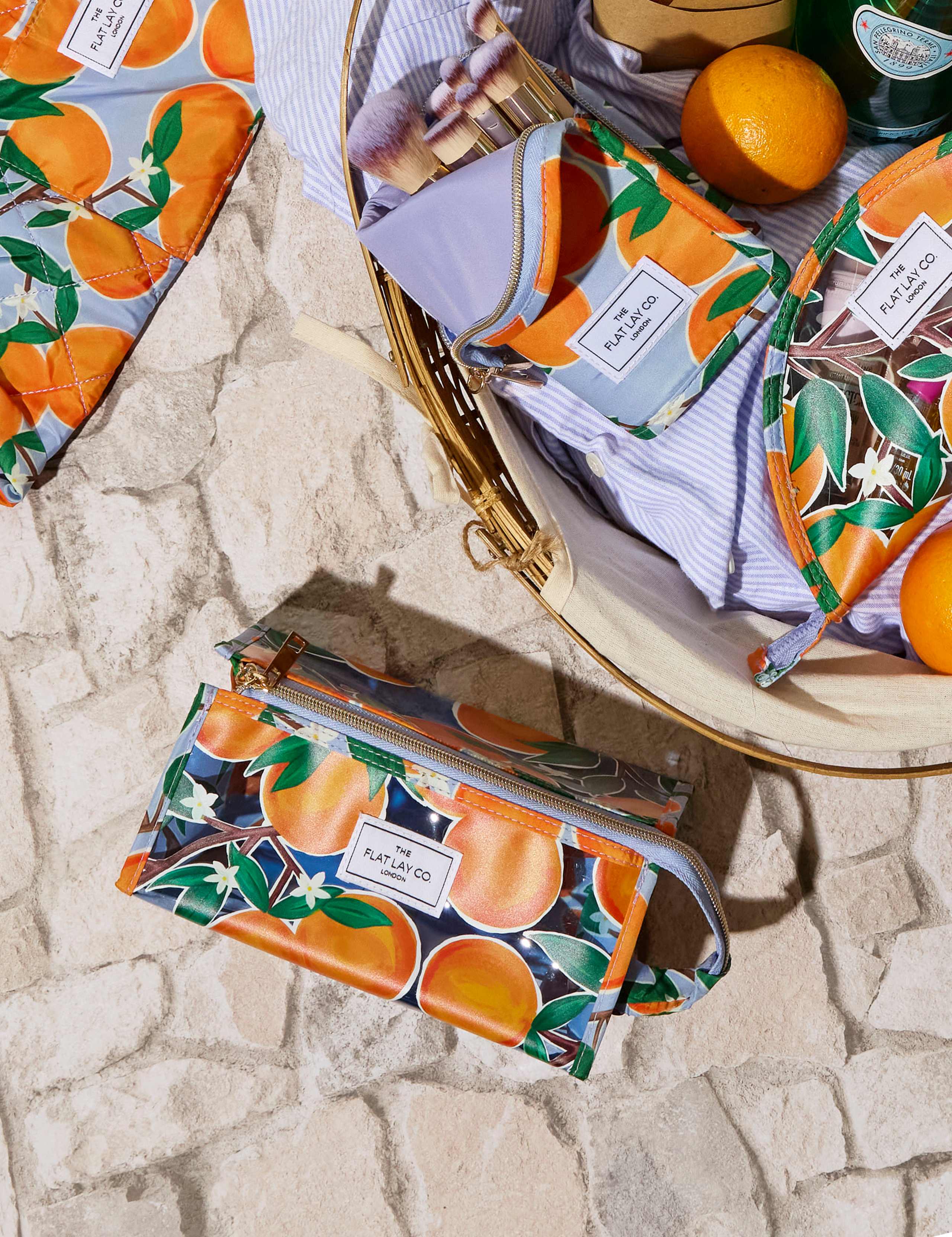 Jelly Flat Lay Makeup Box Bag - Mediterranean Oranges 7 of 8