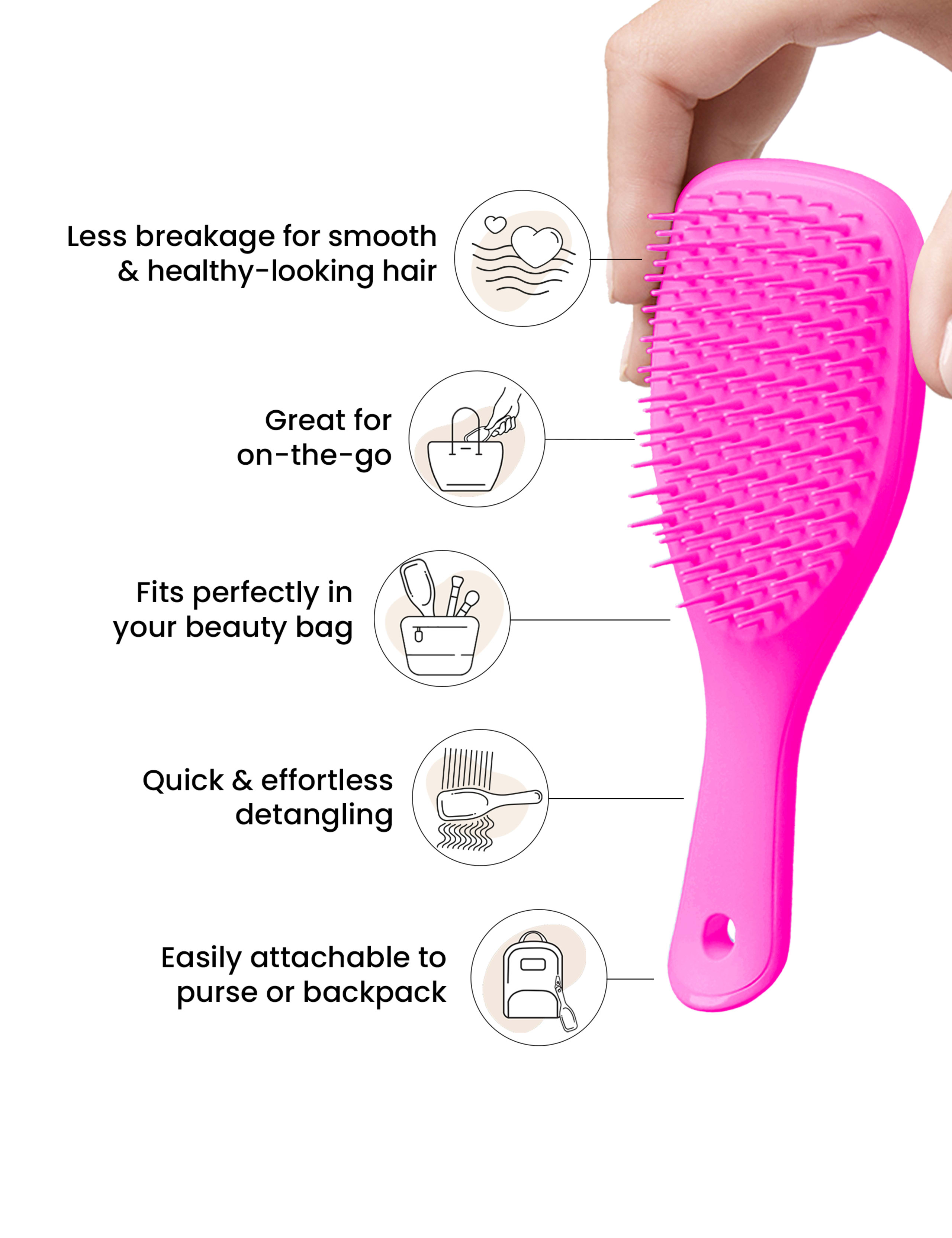 Mini Ultimate Detangler Digital Lavender 50g 7 of 7