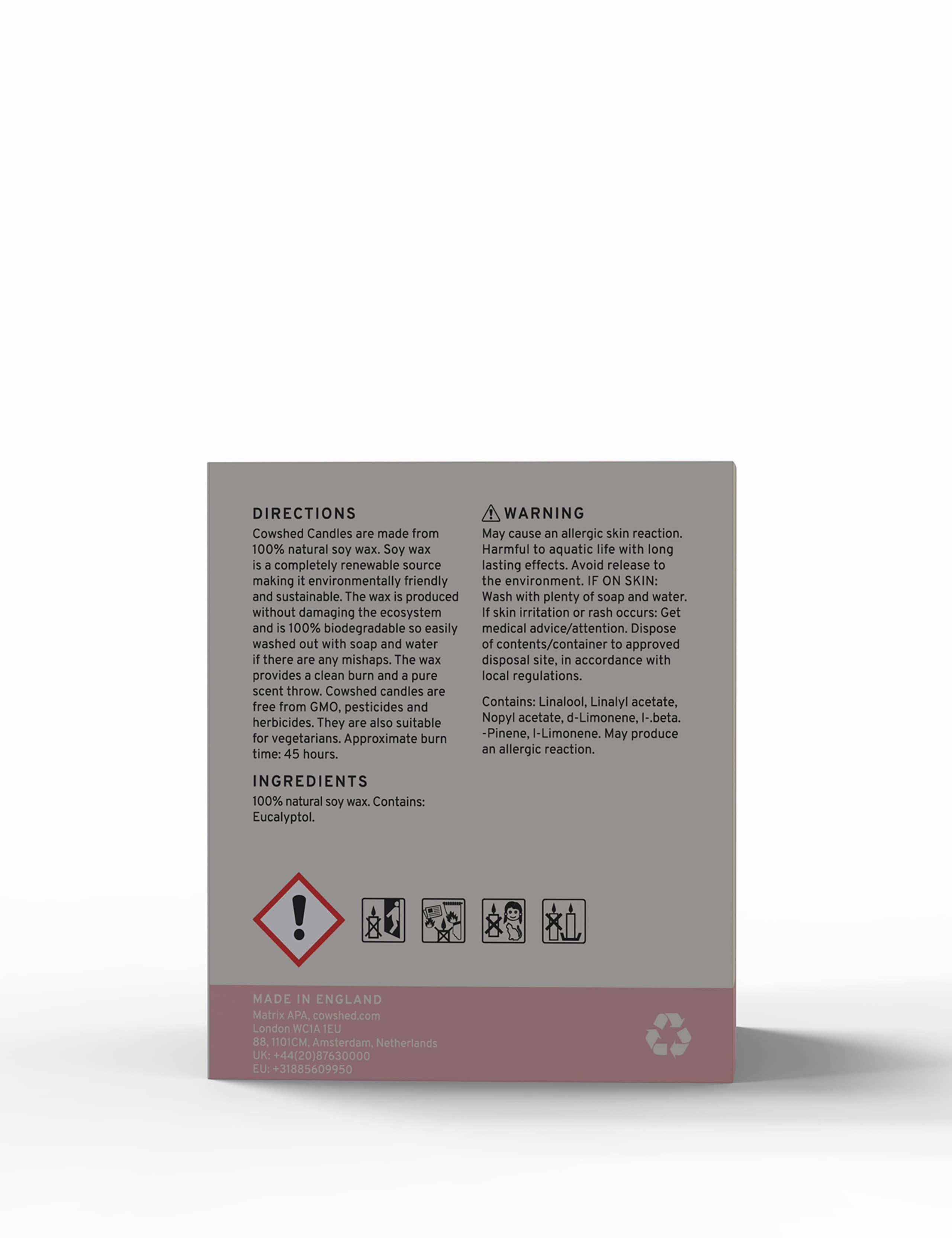 Cowshed Indulge Candle 220g 4 of 4