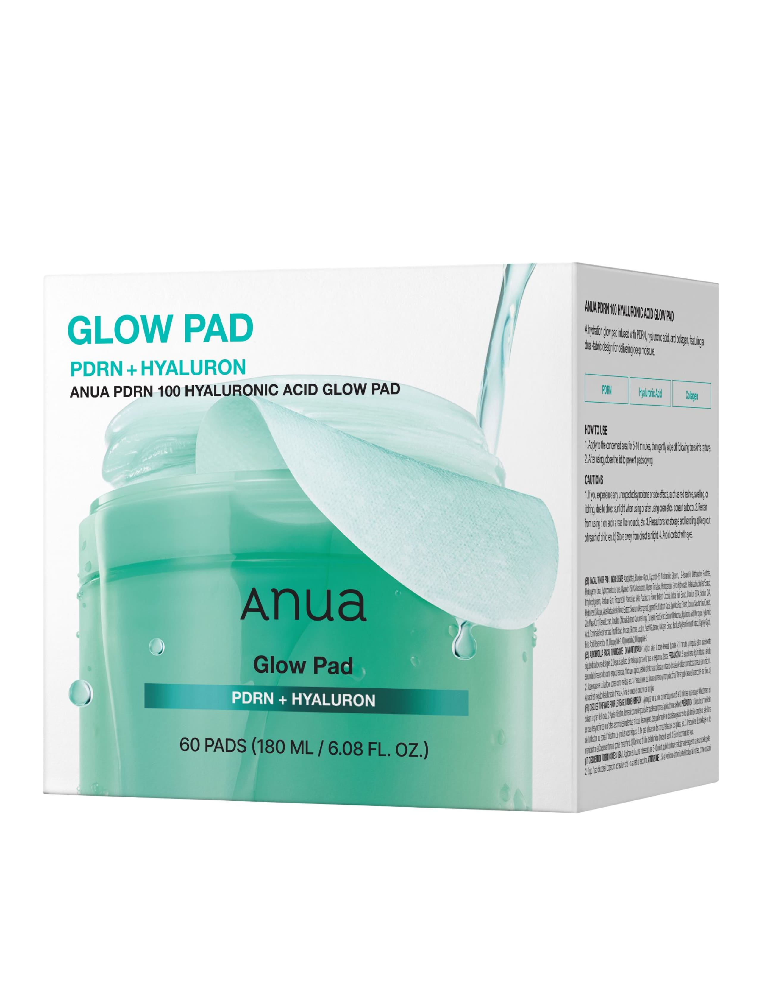 PDRN 100 Hyaluronic Acid Glow Pads 3 of 5
