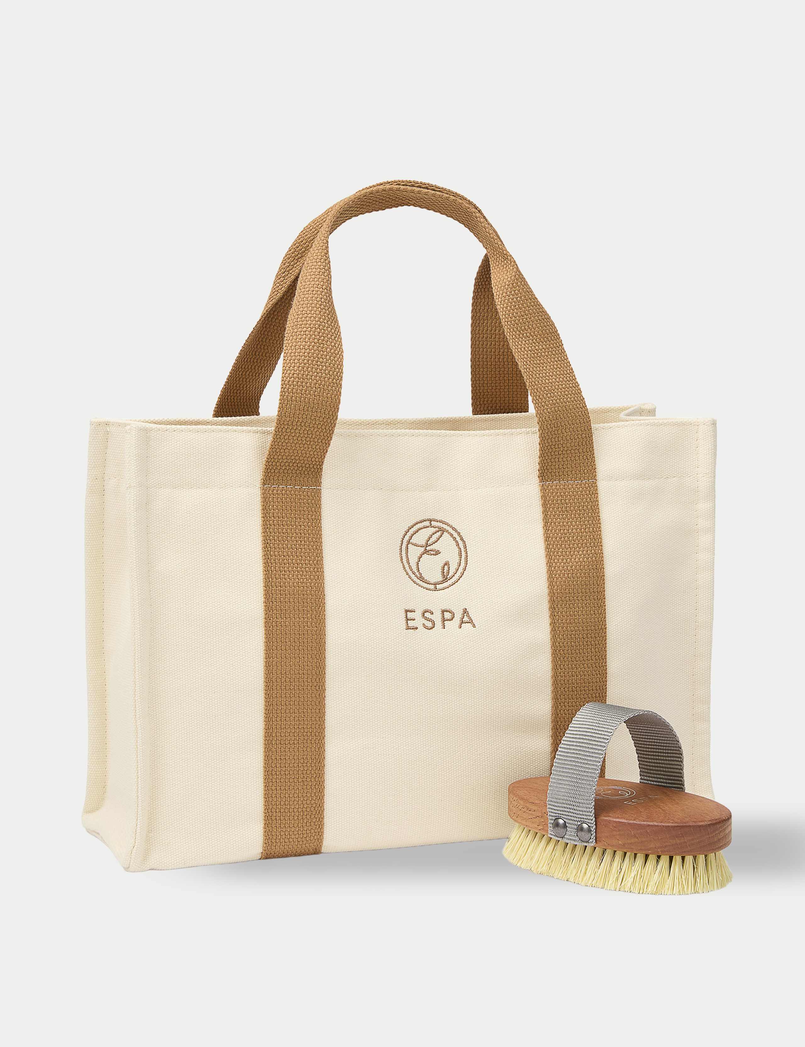 Signature Body Brush & Embroidered Tote Set 1 of 1