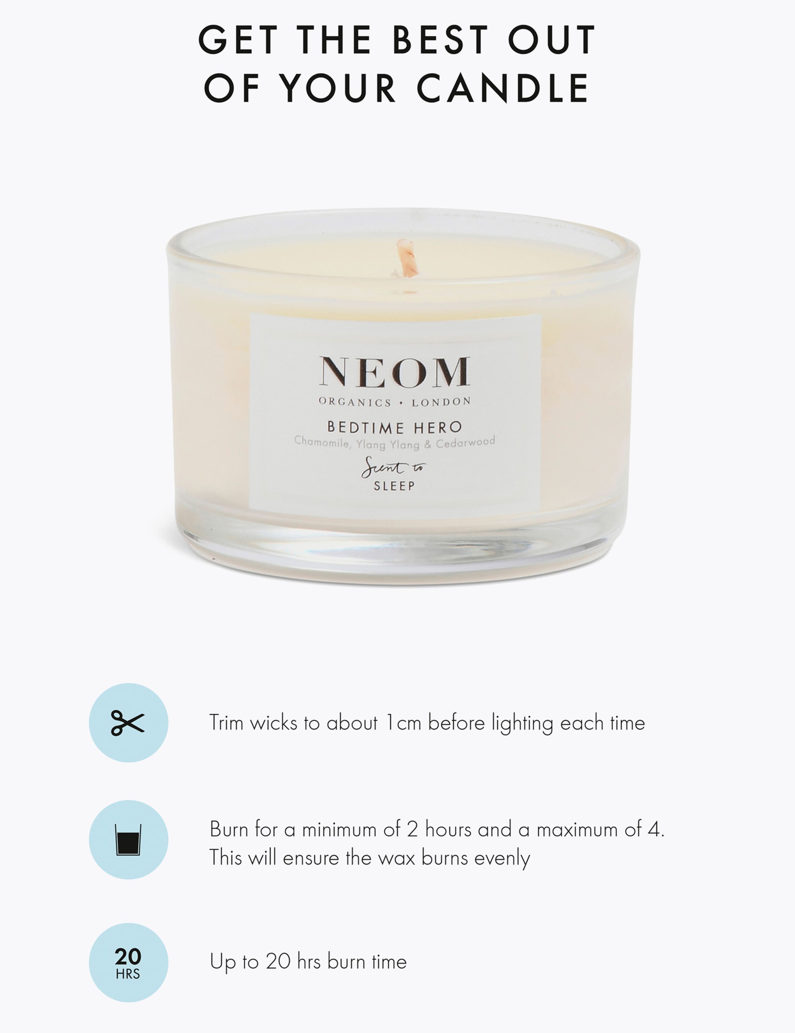 Bedtime Hero Travel Candle 75g 3 of 4