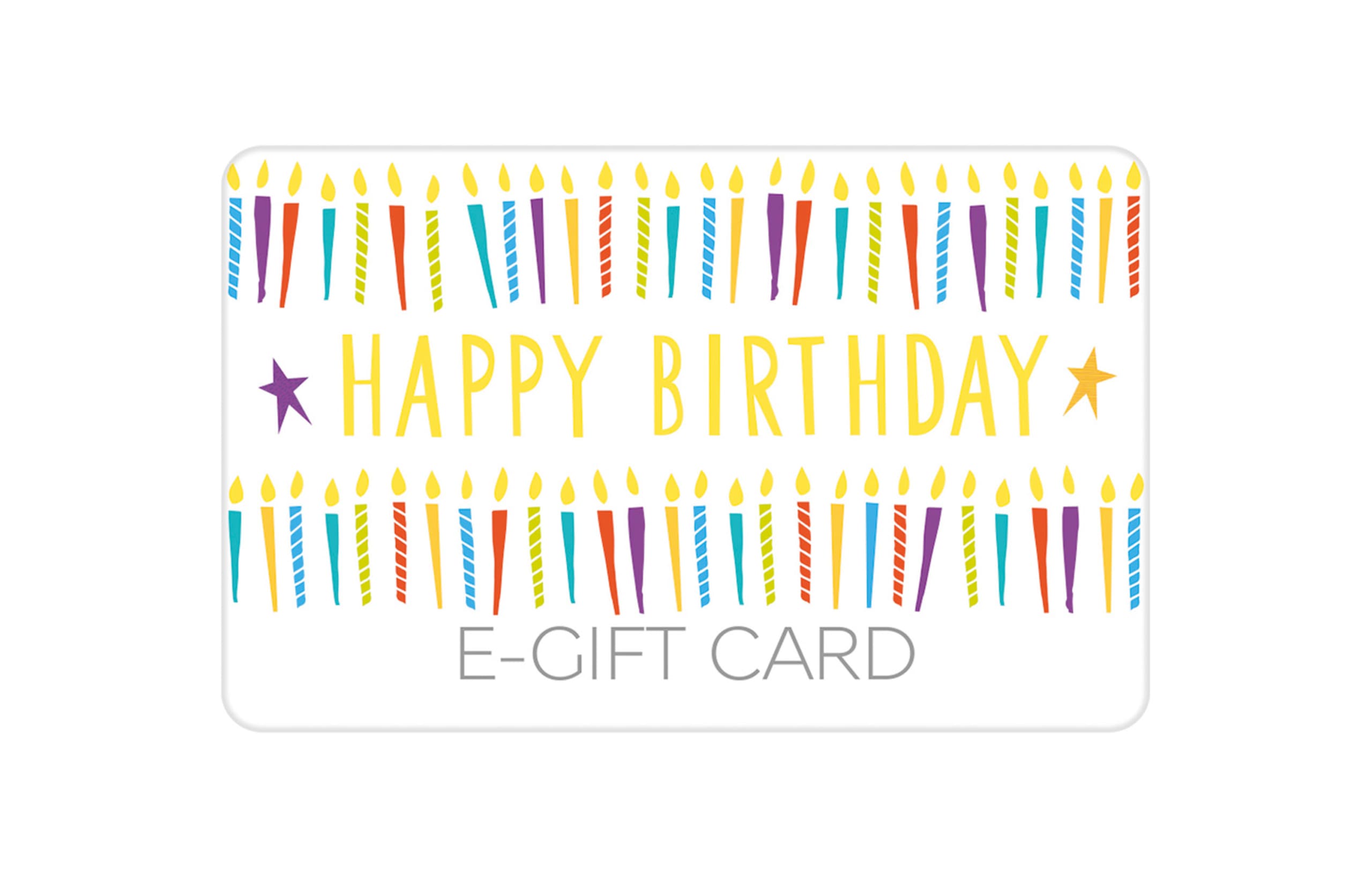 Birthday Candles E-Gift Card 1 of 1