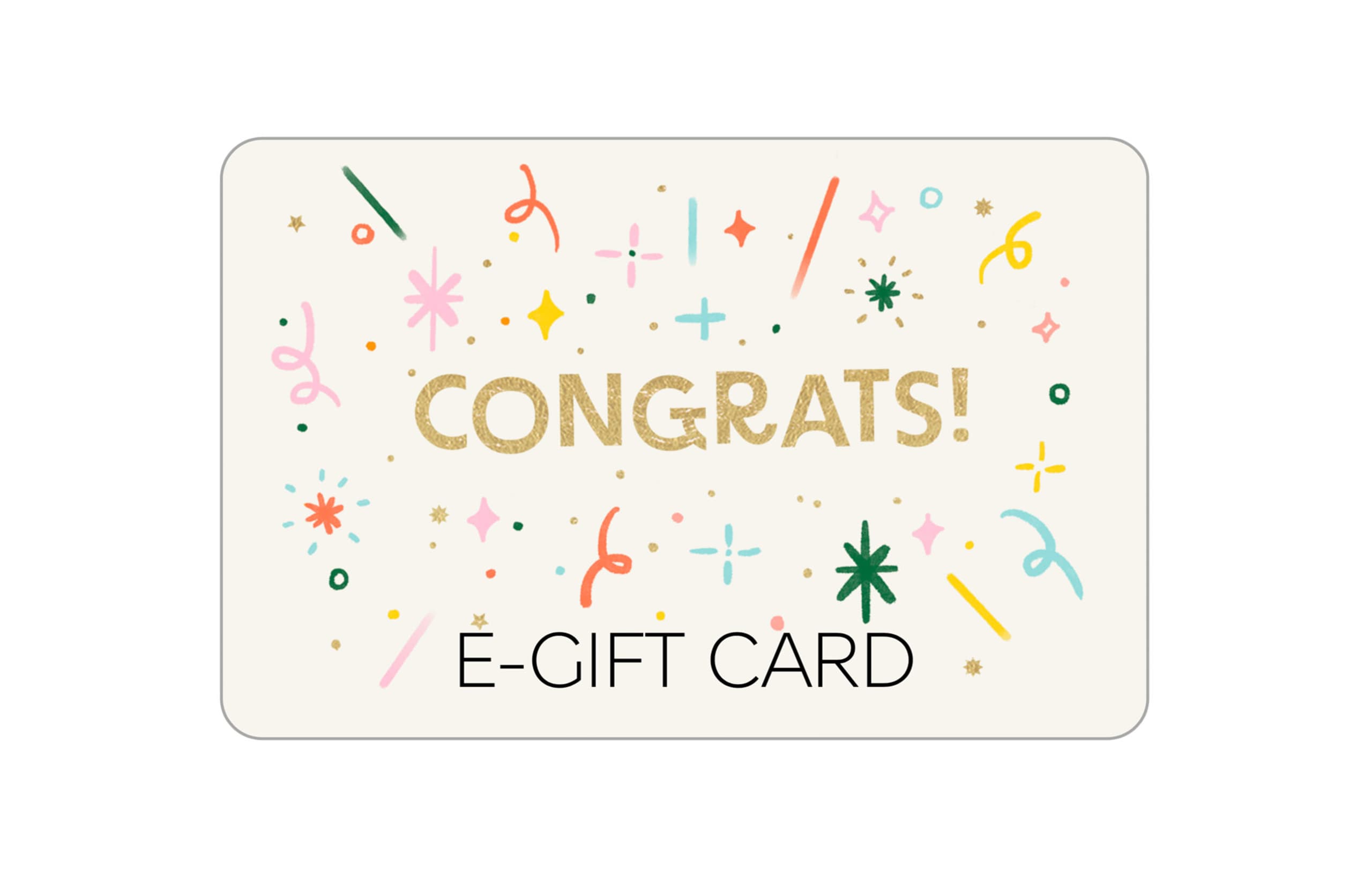 Congrats Pastel E-Gift Card 1 of 1