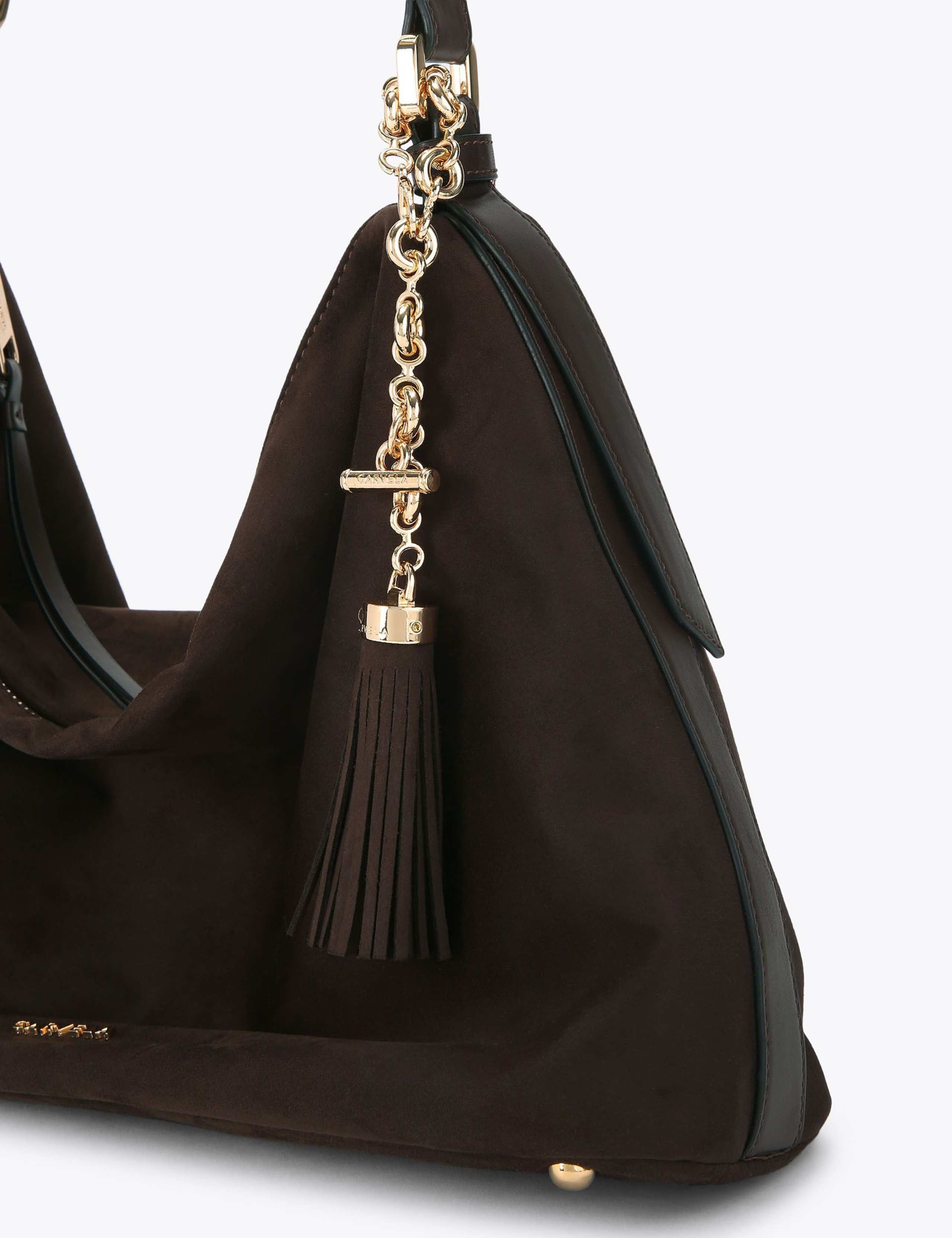 Faux Suede Hobo Shoulder Bag 5 of 5