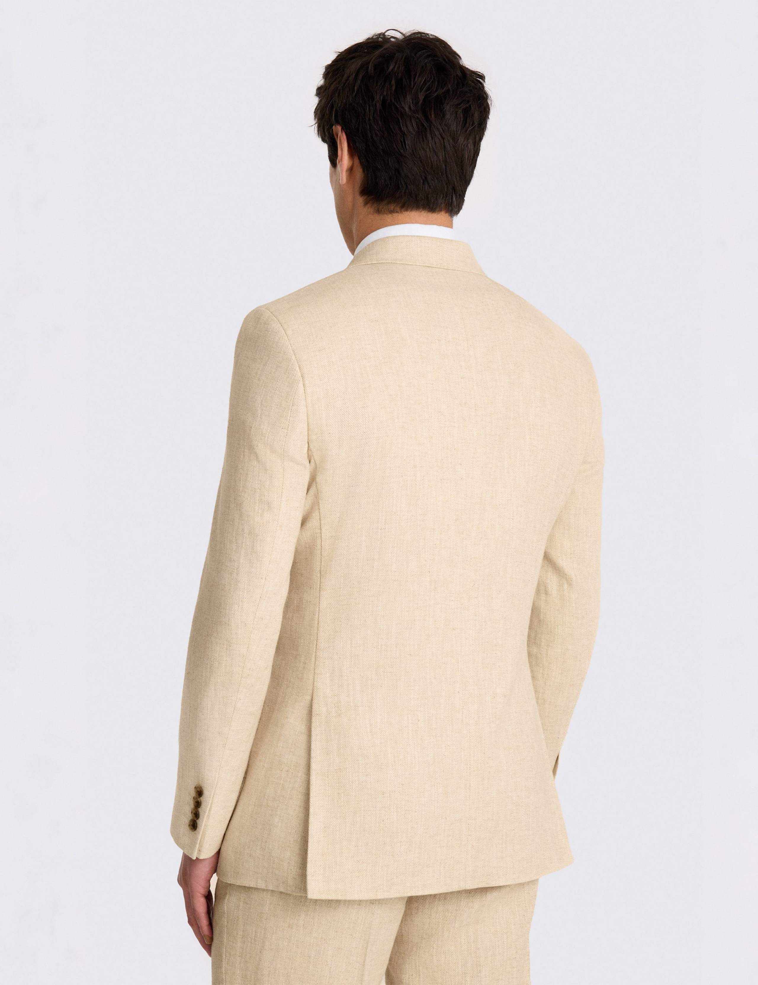Relaxed Fit Linen Cotton Twill Suit Jacket 3 of 4