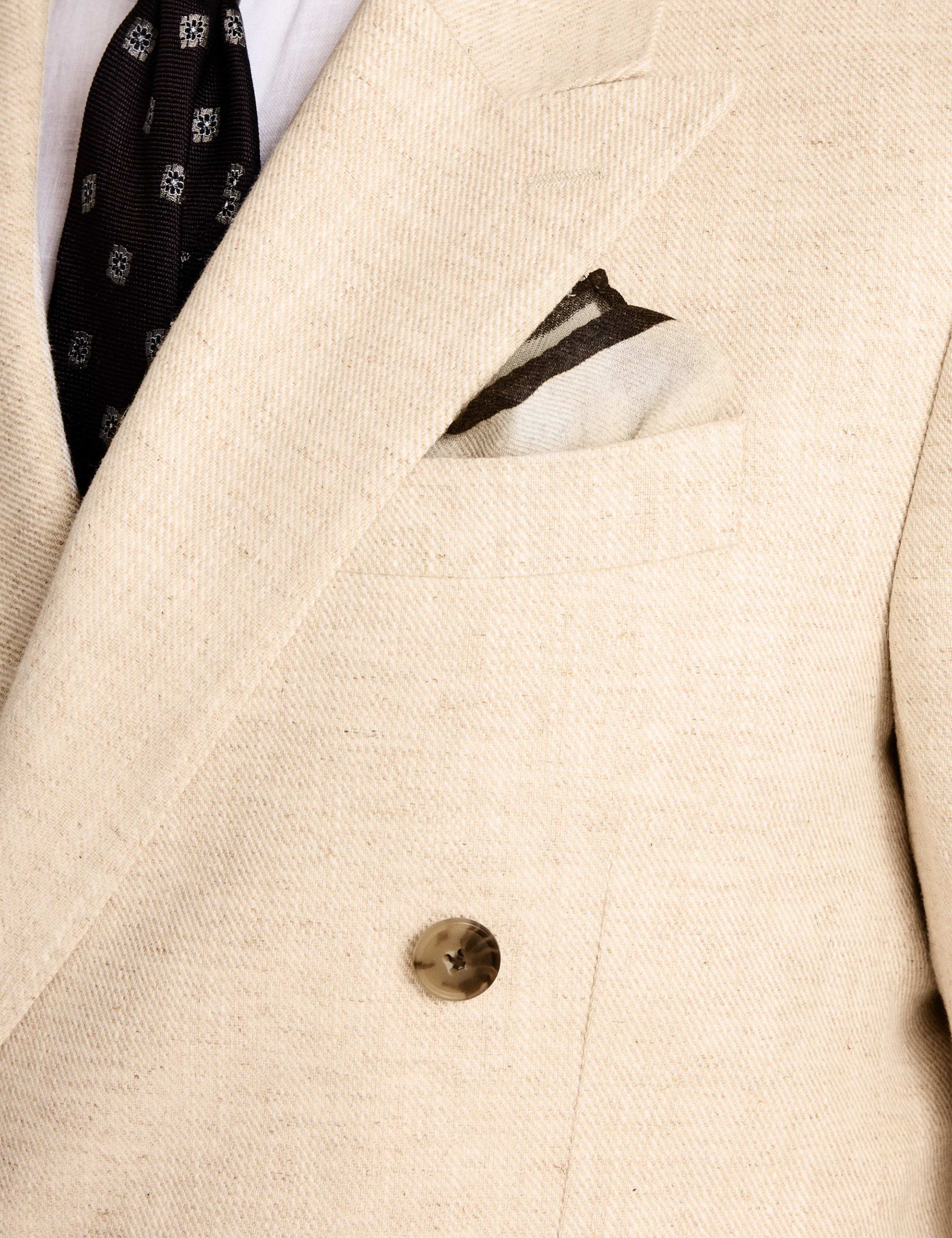 Relaxed Fit Linen Cotton Twill Suit Jacket 4 of 4