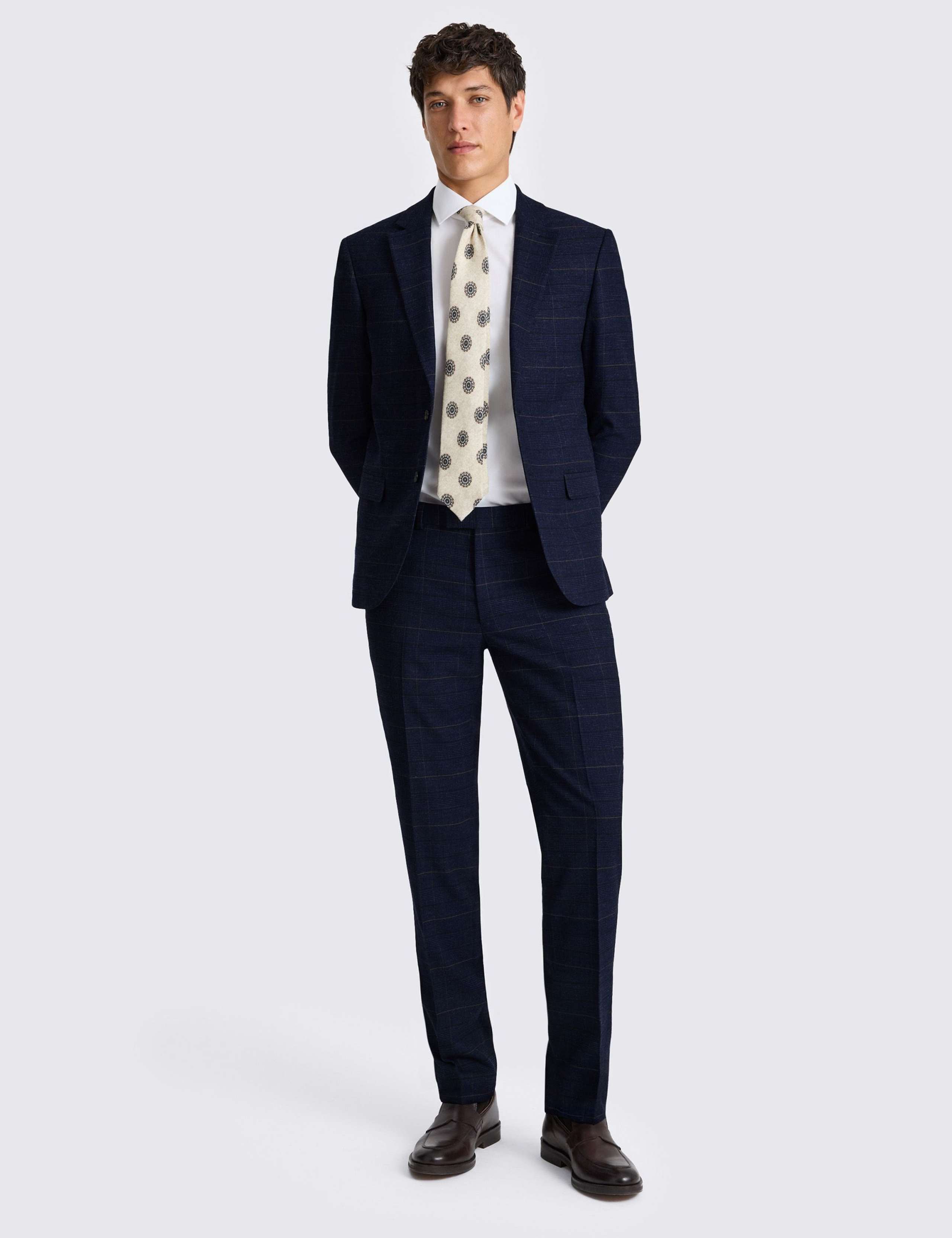 Slim Fit Check Stretch Suit Jacket 5 of 7