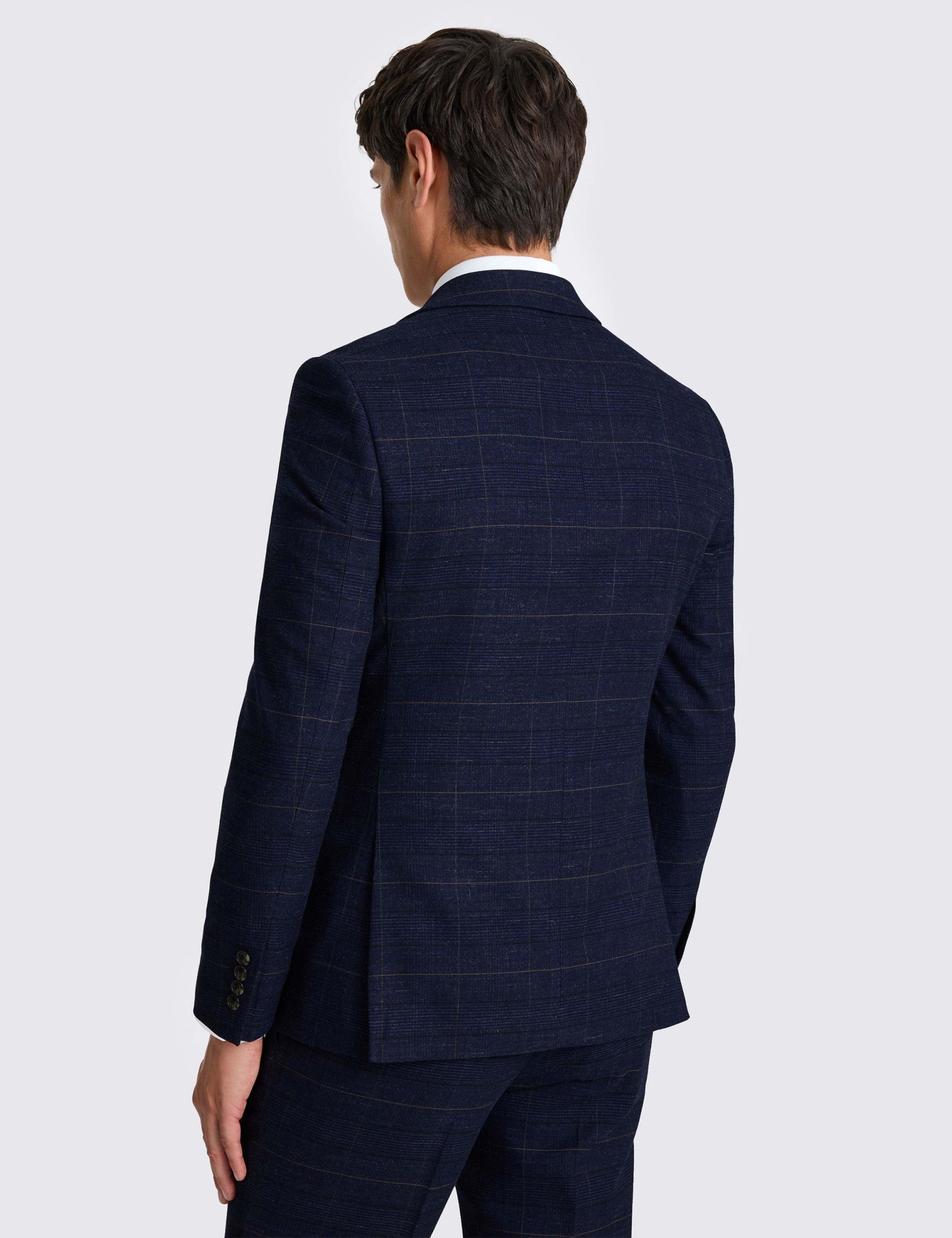 Slim Fit Check Stretch Suit Jacket 6 of 7