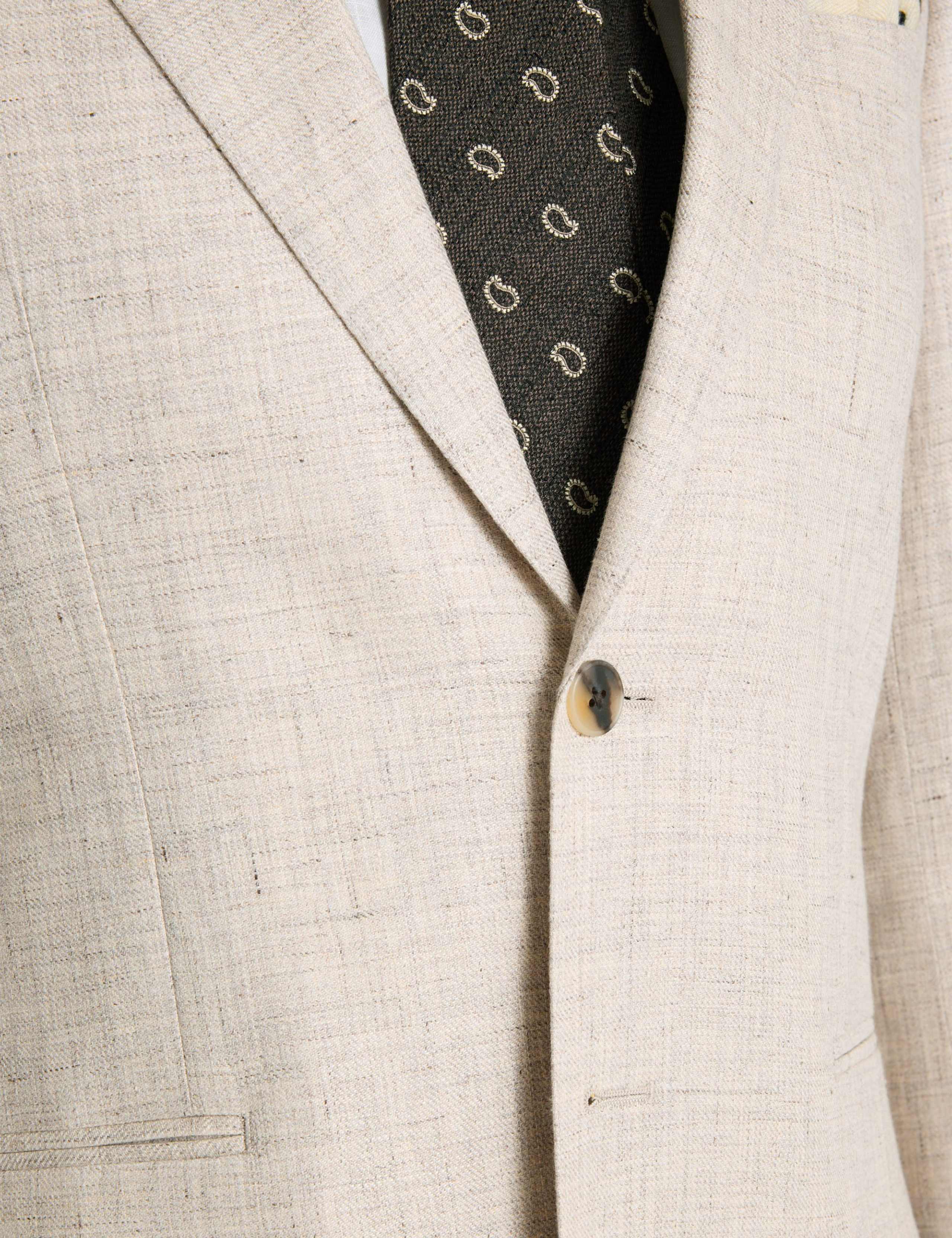 Slim Fit Pure Linen Suit Jacket 4 of 6