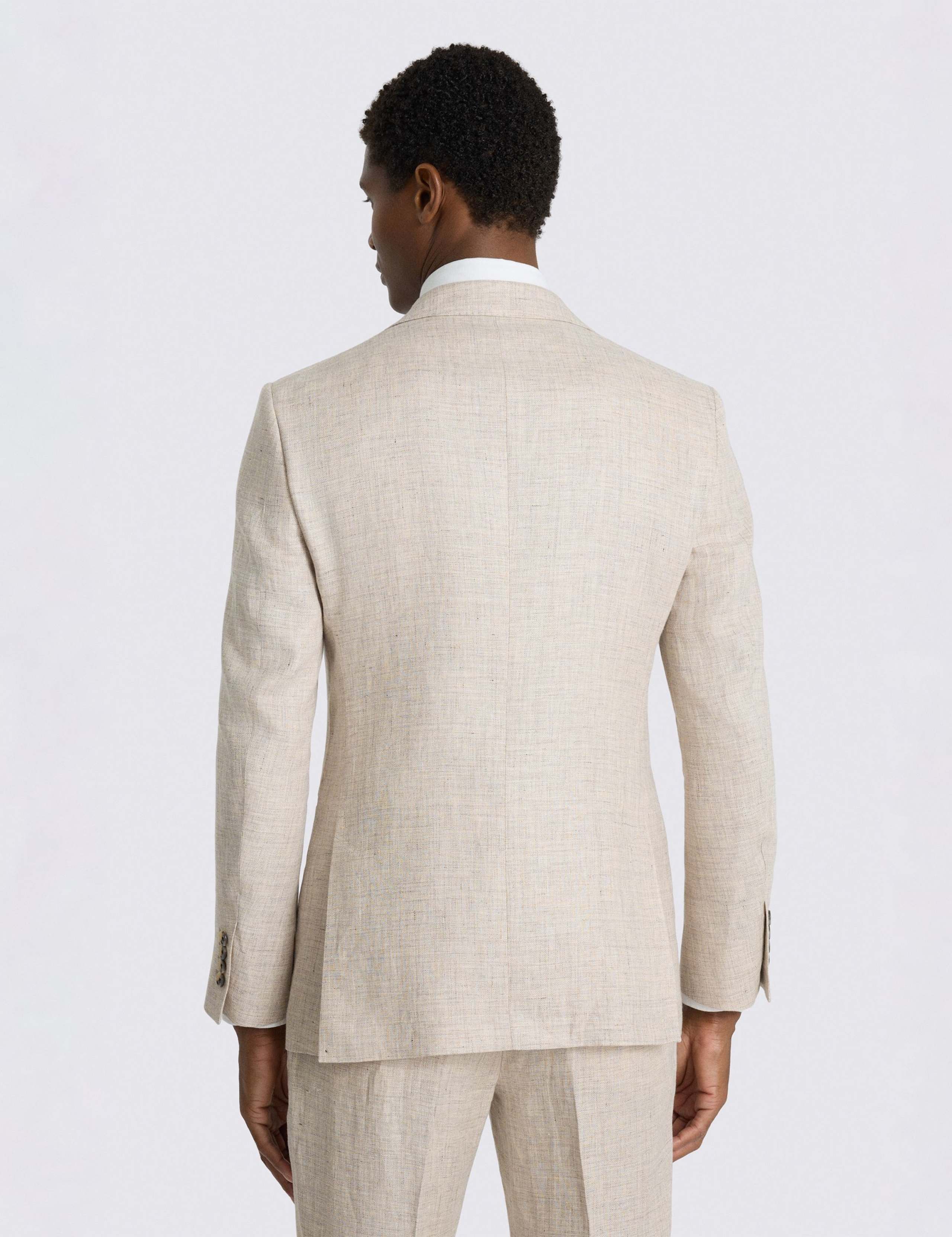 Slim Fit Pure Linen Suit Jacket 5 of 6
