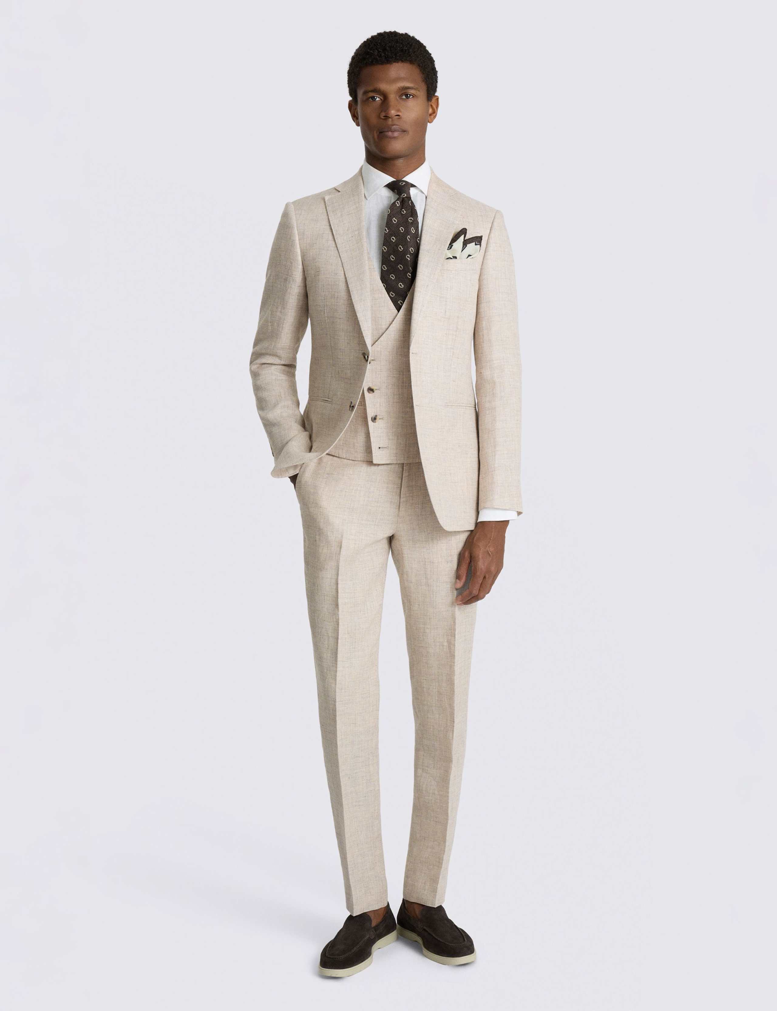 Slim Fit Pure Linen Suit Jacket 6 of 6