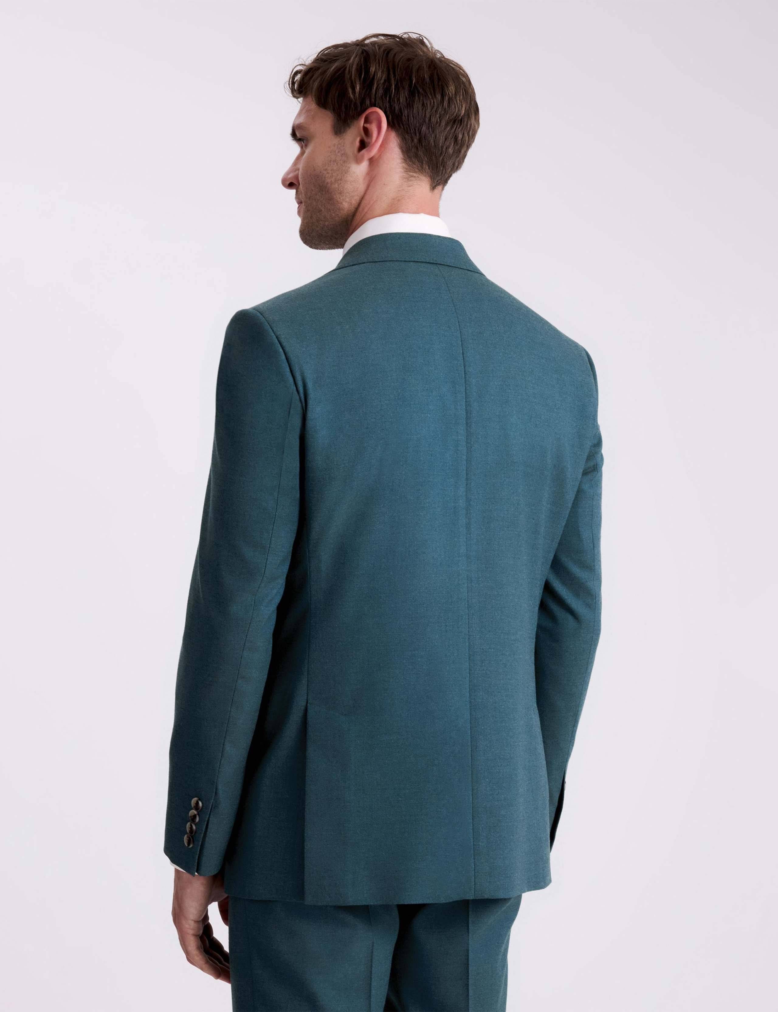 Tailored Fit Flannel Suit Jacket 5 of 7