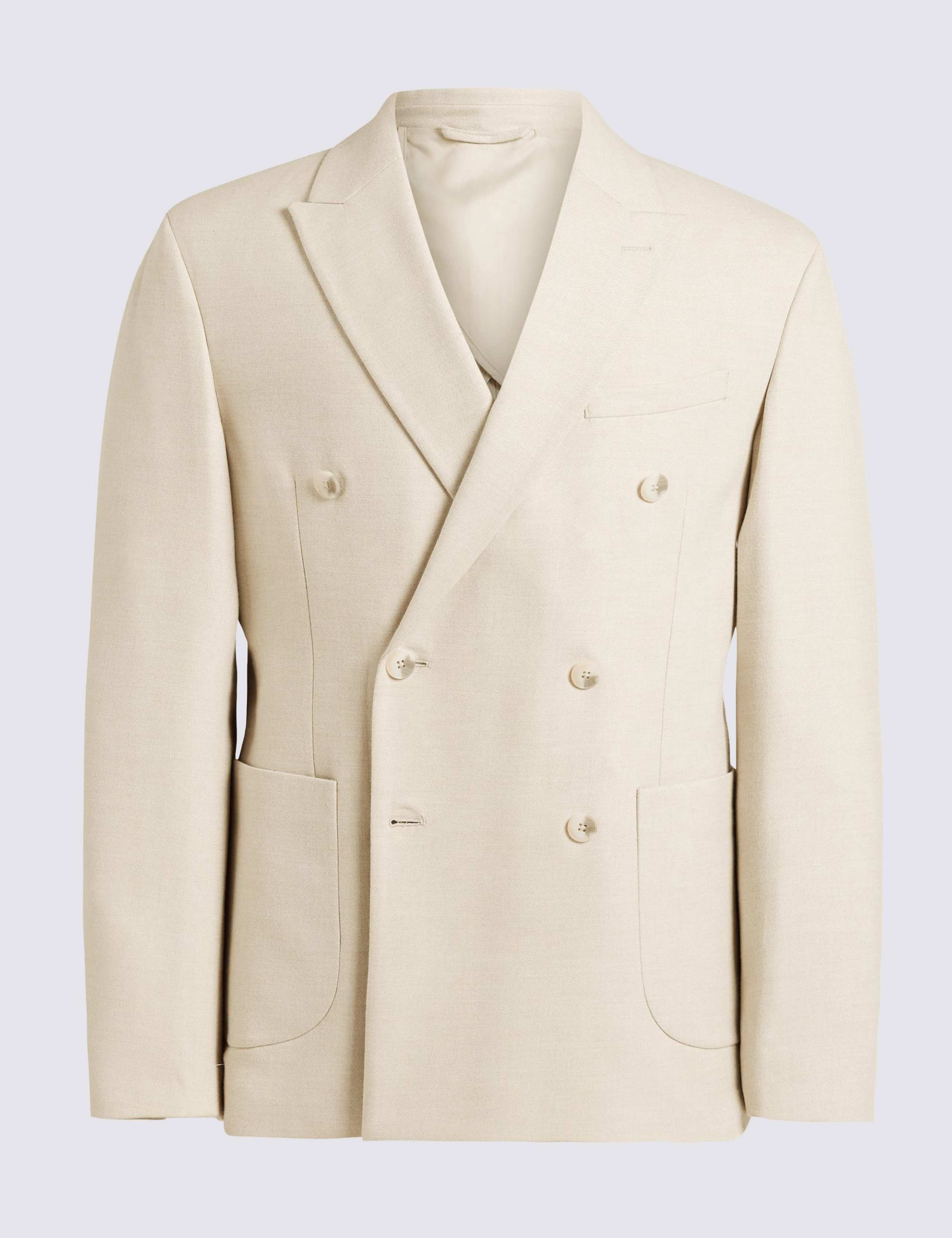 Slim Fit Double Breasted Suit Jacket 2 of 5