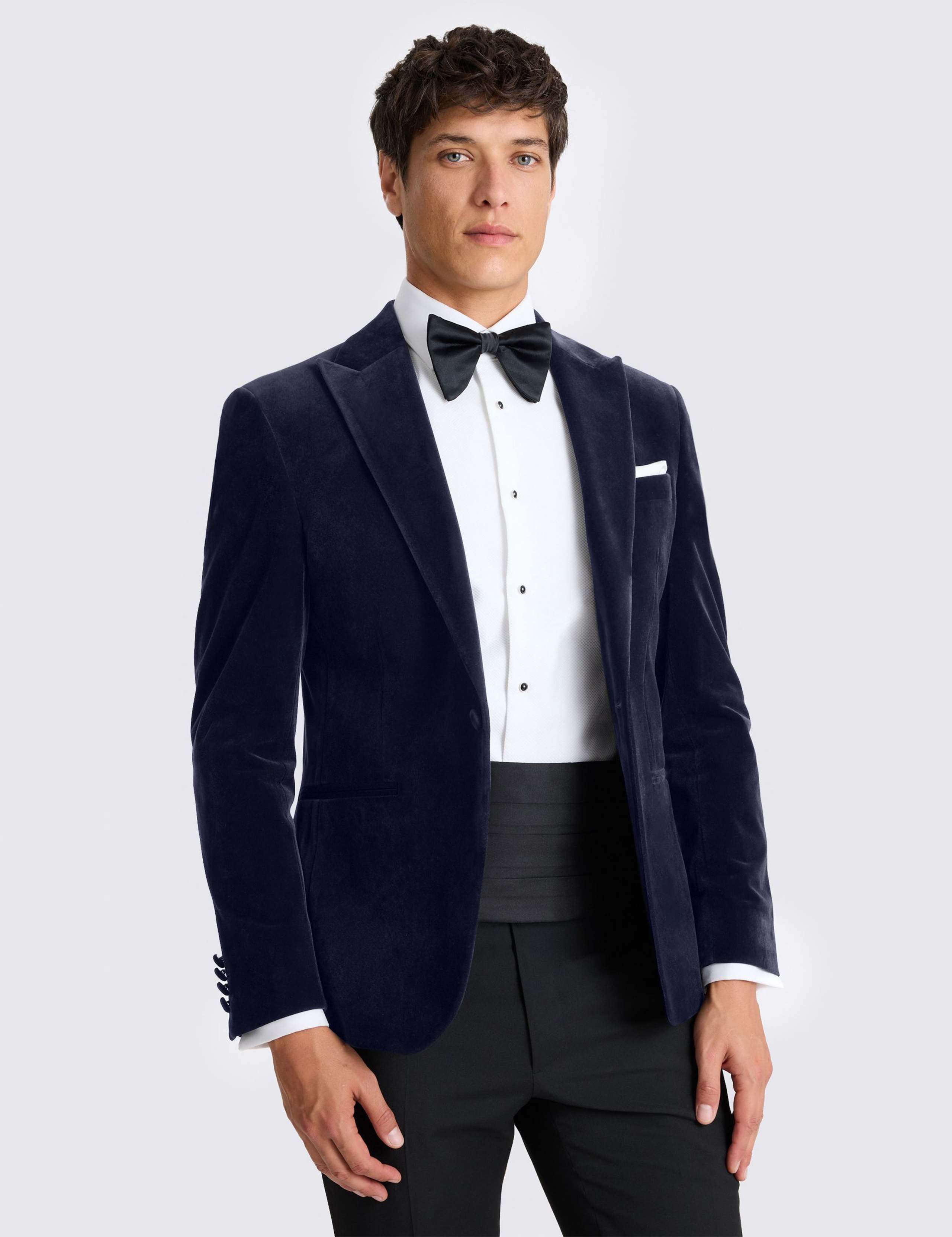 Slim Fit Velvet Jacket 1 of 5