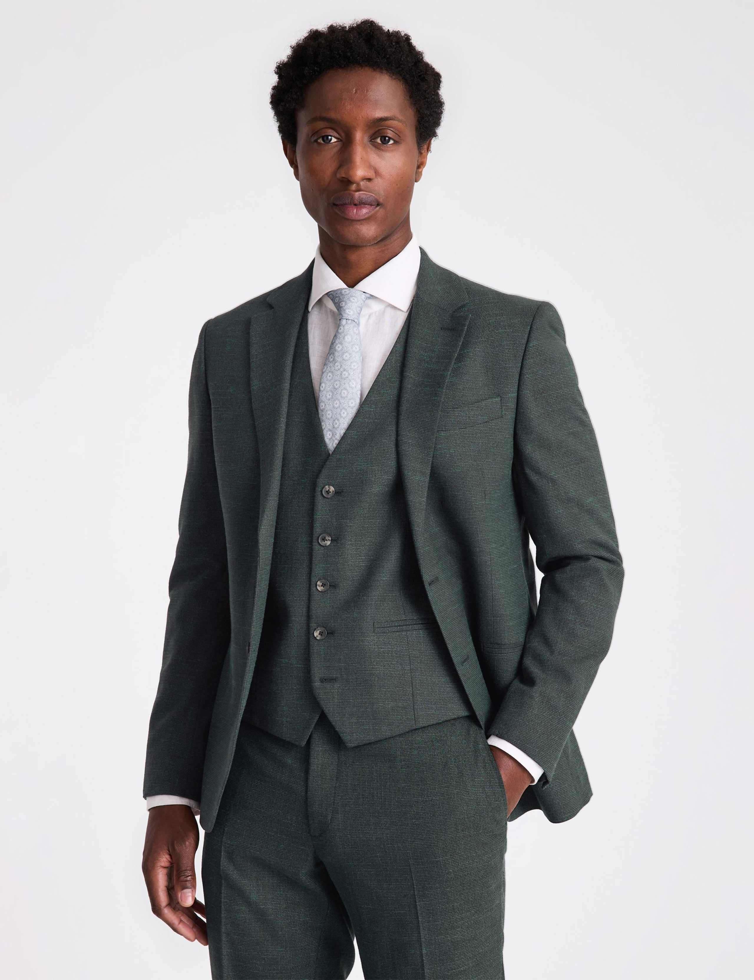 Slim Fit Puppytooth Suit Jacket 3 of 7
