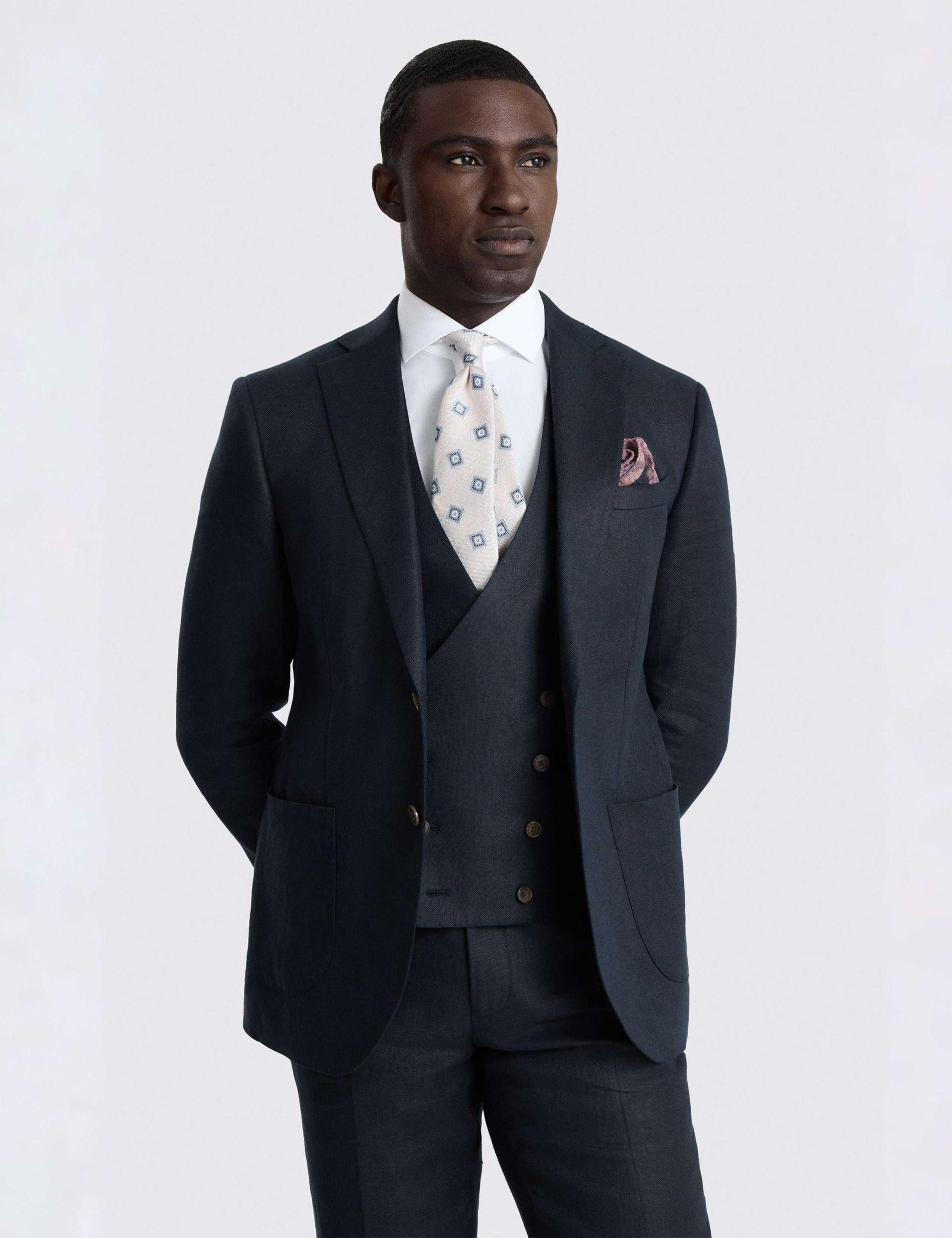 Slim Fit Pure Linen Twill Suit Jacket 5 of 7