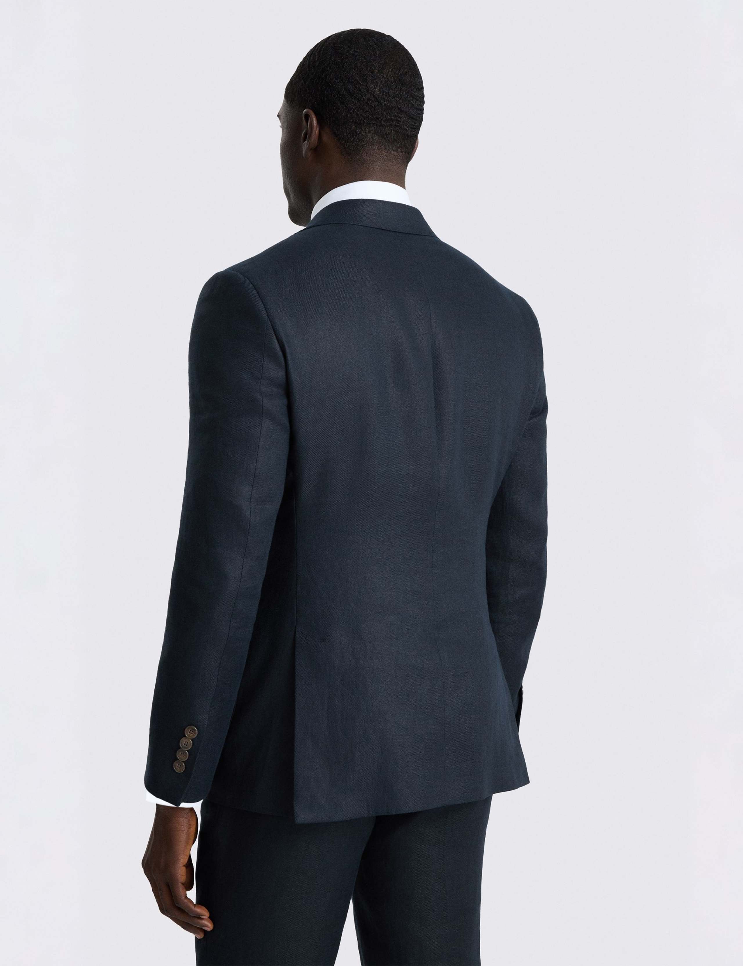 Slim Fit Pure Linen Twill Suit Jacket 6 of 7