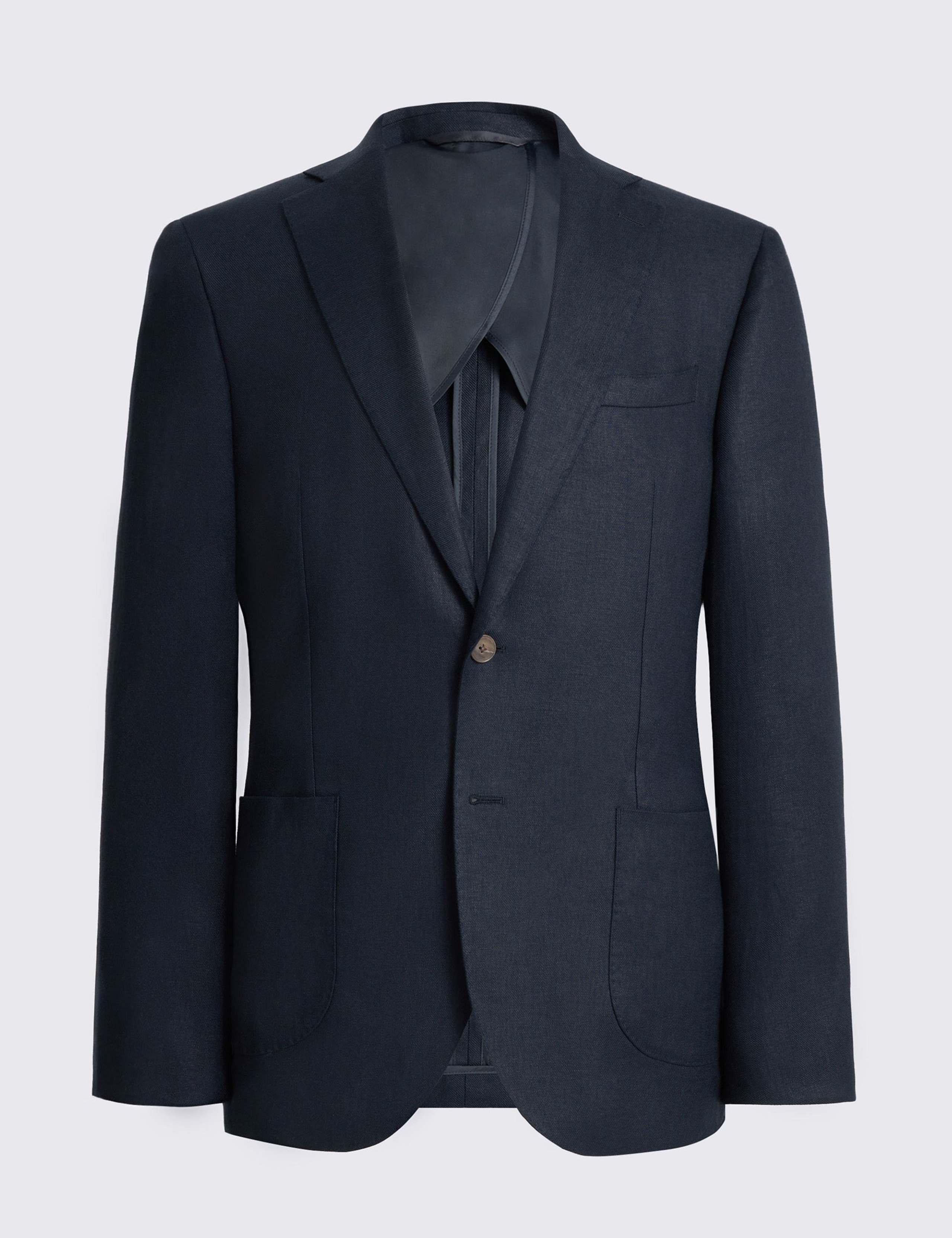 Slim Fit Pure Linen Twill Suit Jacket 2 of 7