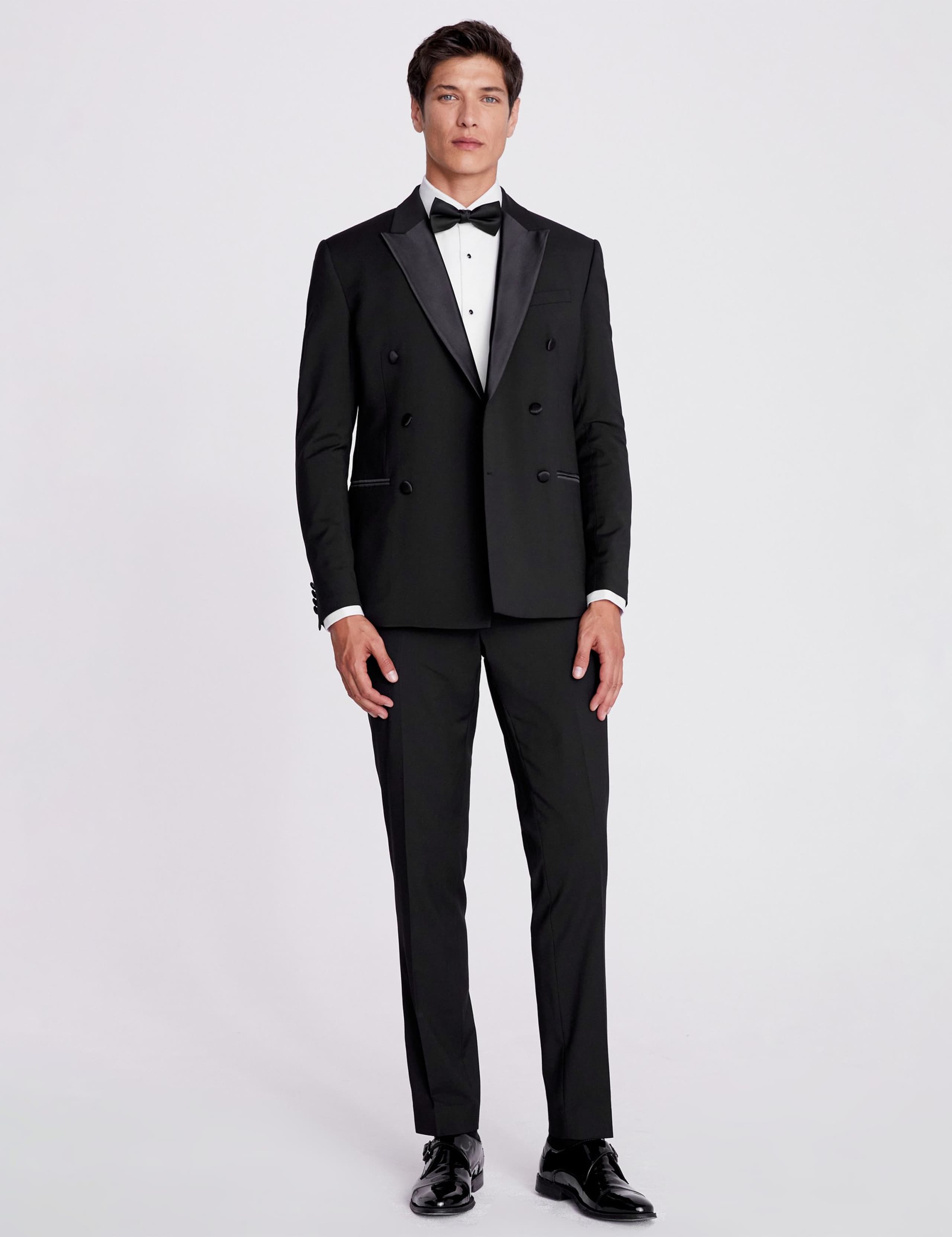 Slim Fit Double Breasted Tuxedo Jacket 3 of 5