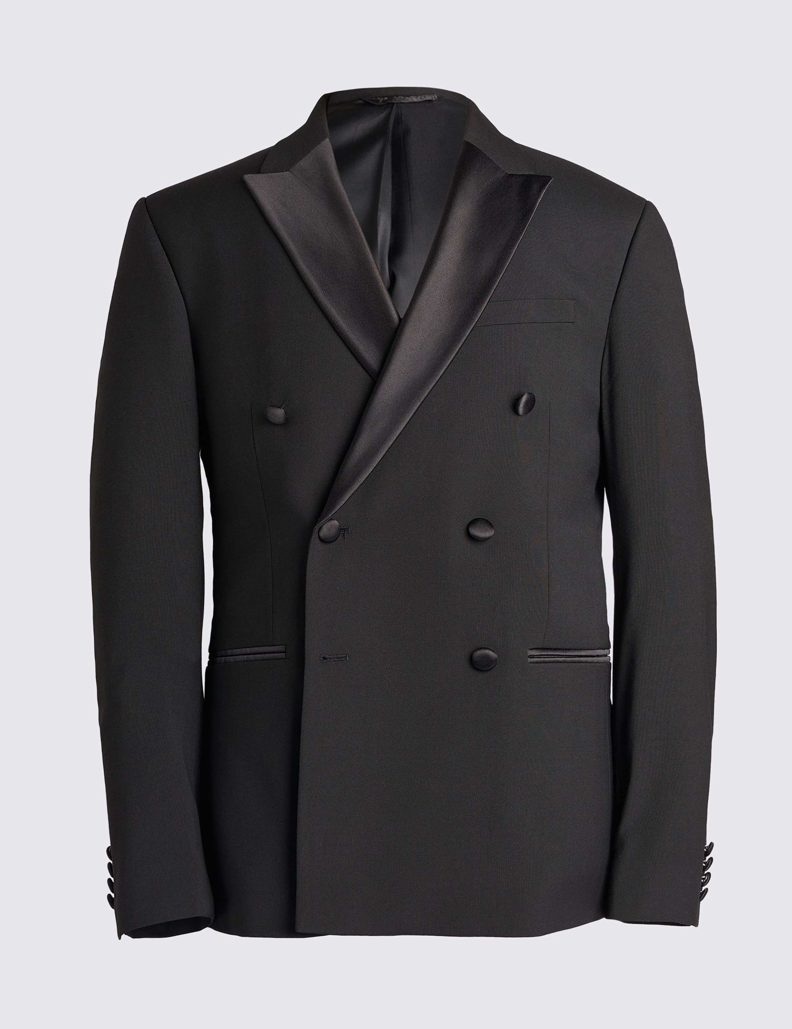 Slim Fit Double Breasted Tuxedo Jacket 2 of 5
