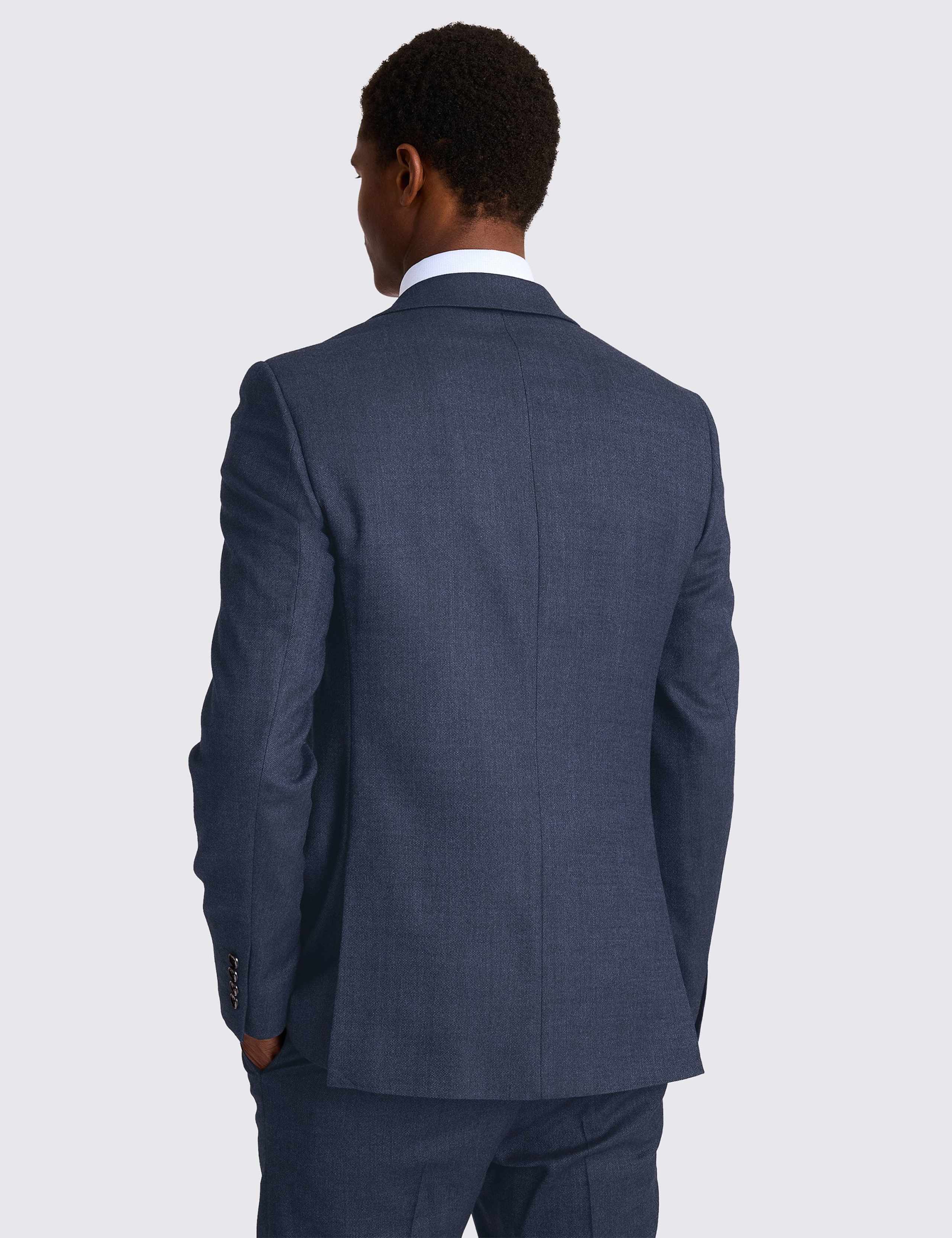 Slim Fit Wool Rich Textured Suit Jacket 6 of 7