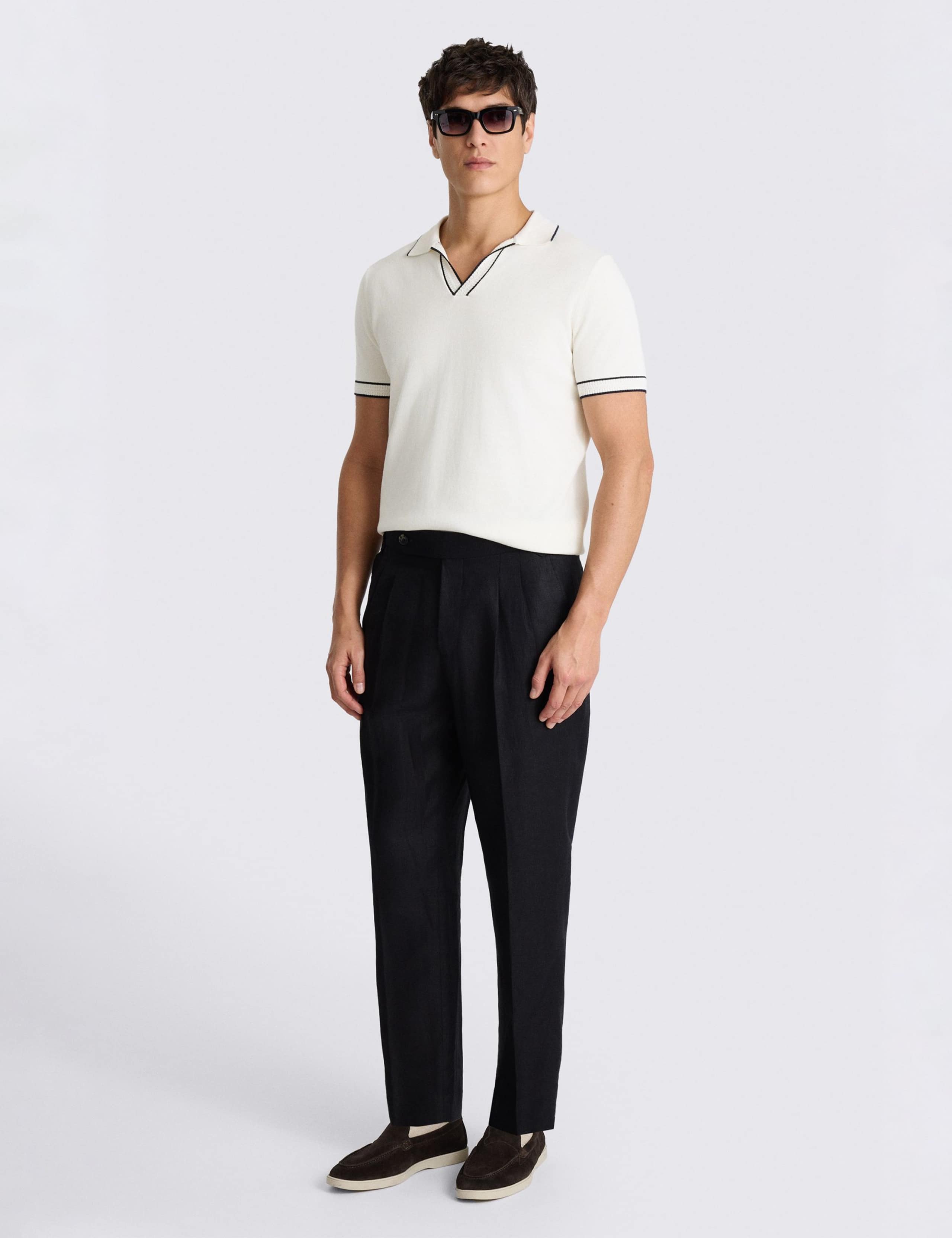 Contrast Placket Skipper Polo Shirt 2 of 3