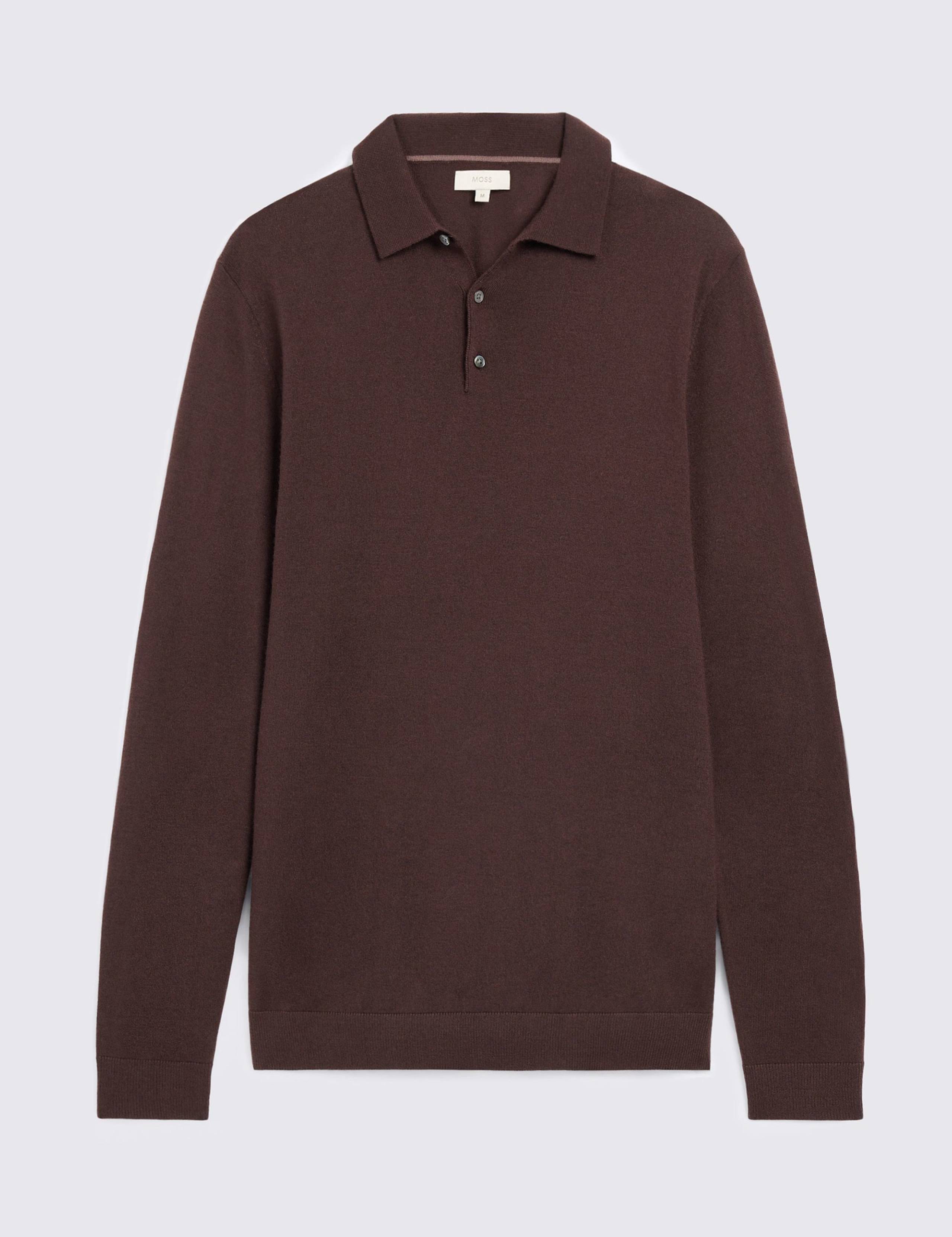 Merino Wool Rich Polo Shirt 2 of 4