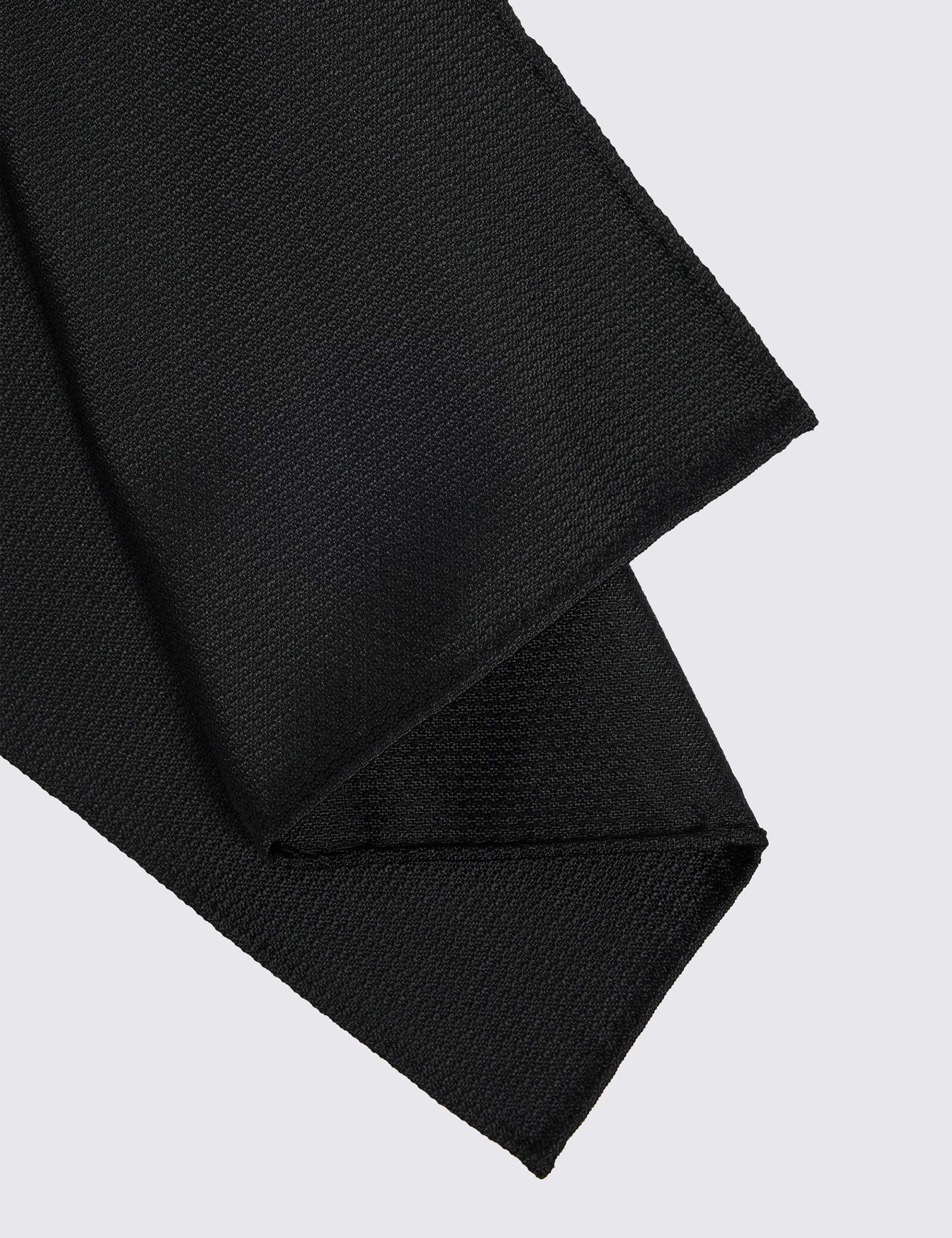 Woven Textured Pure Silk Pocket Square 2 of 2