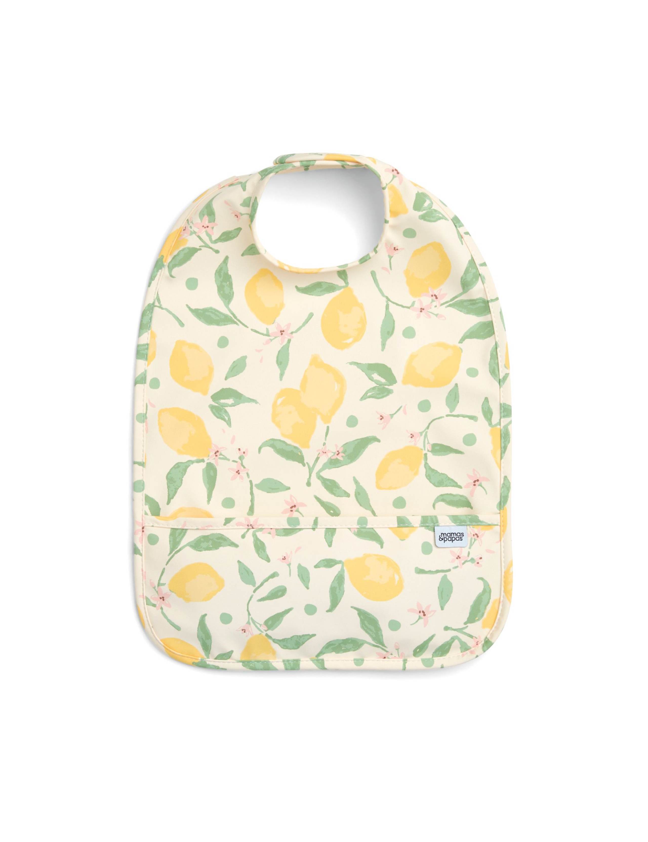 2 Pack Lemon Print Scoop Bibs 3 of 4