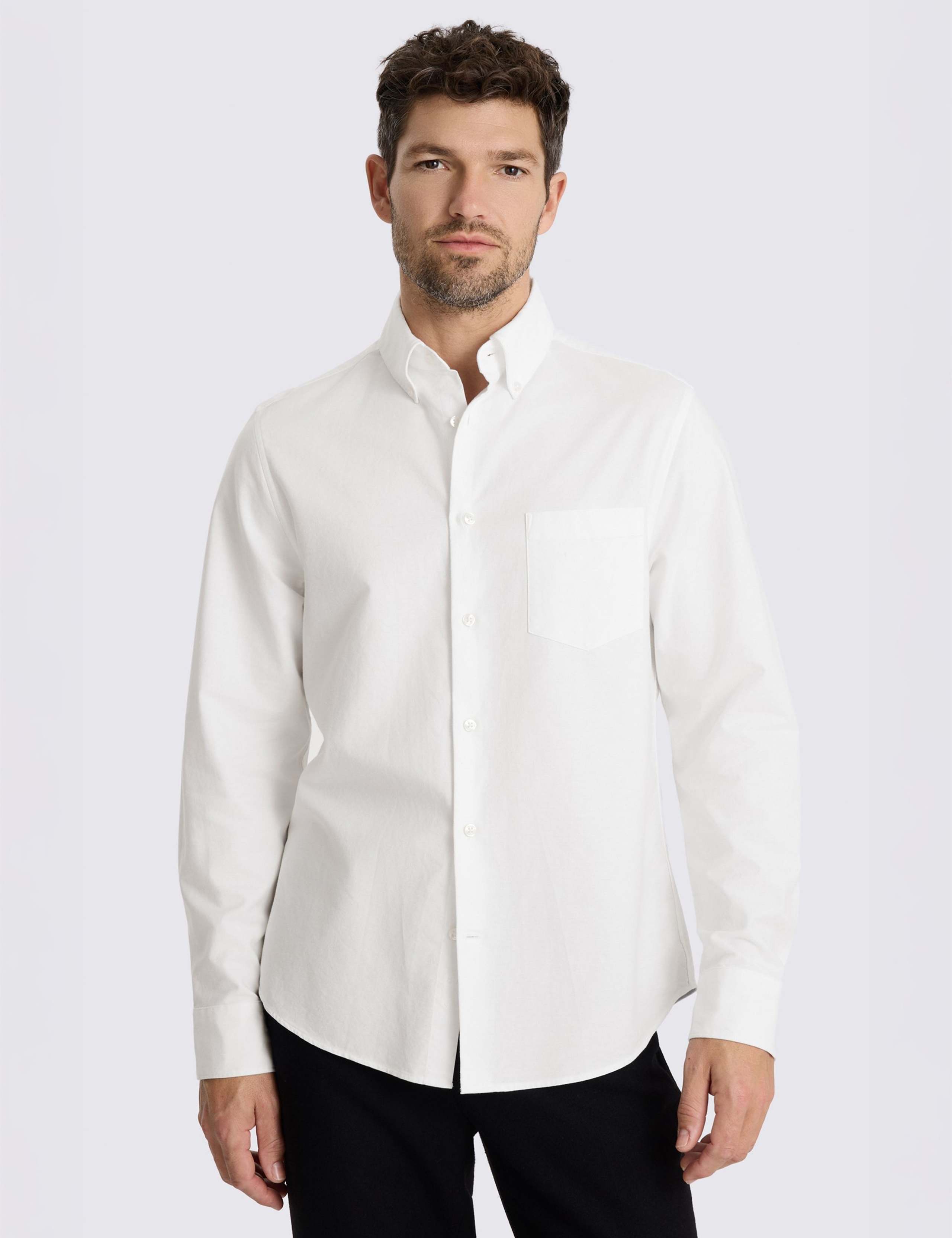 Regular Fit Pure Cotton Oxford Shirt 1 of 3