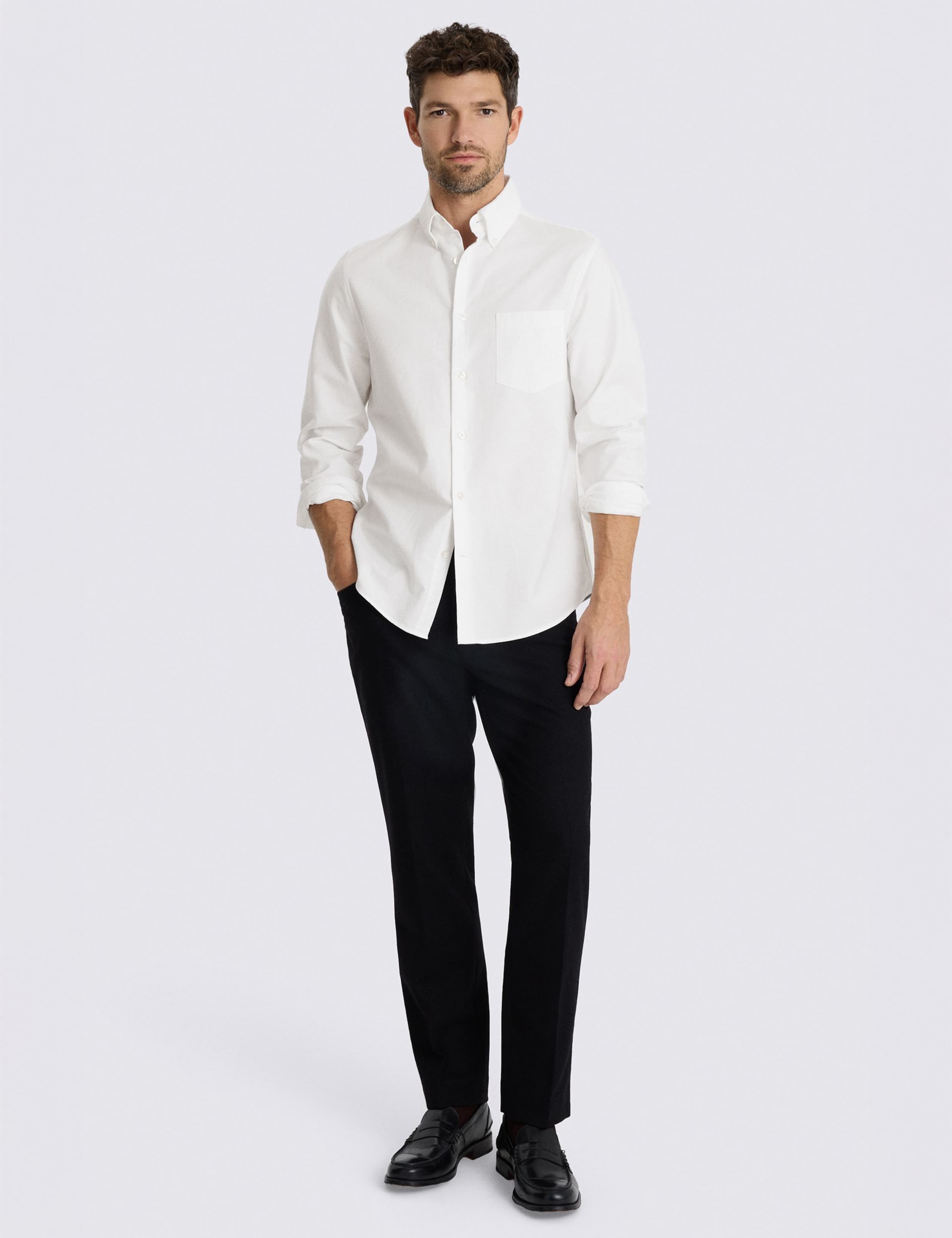 Regular Fit Pure Cotton Oxford Shirt 2 of 3