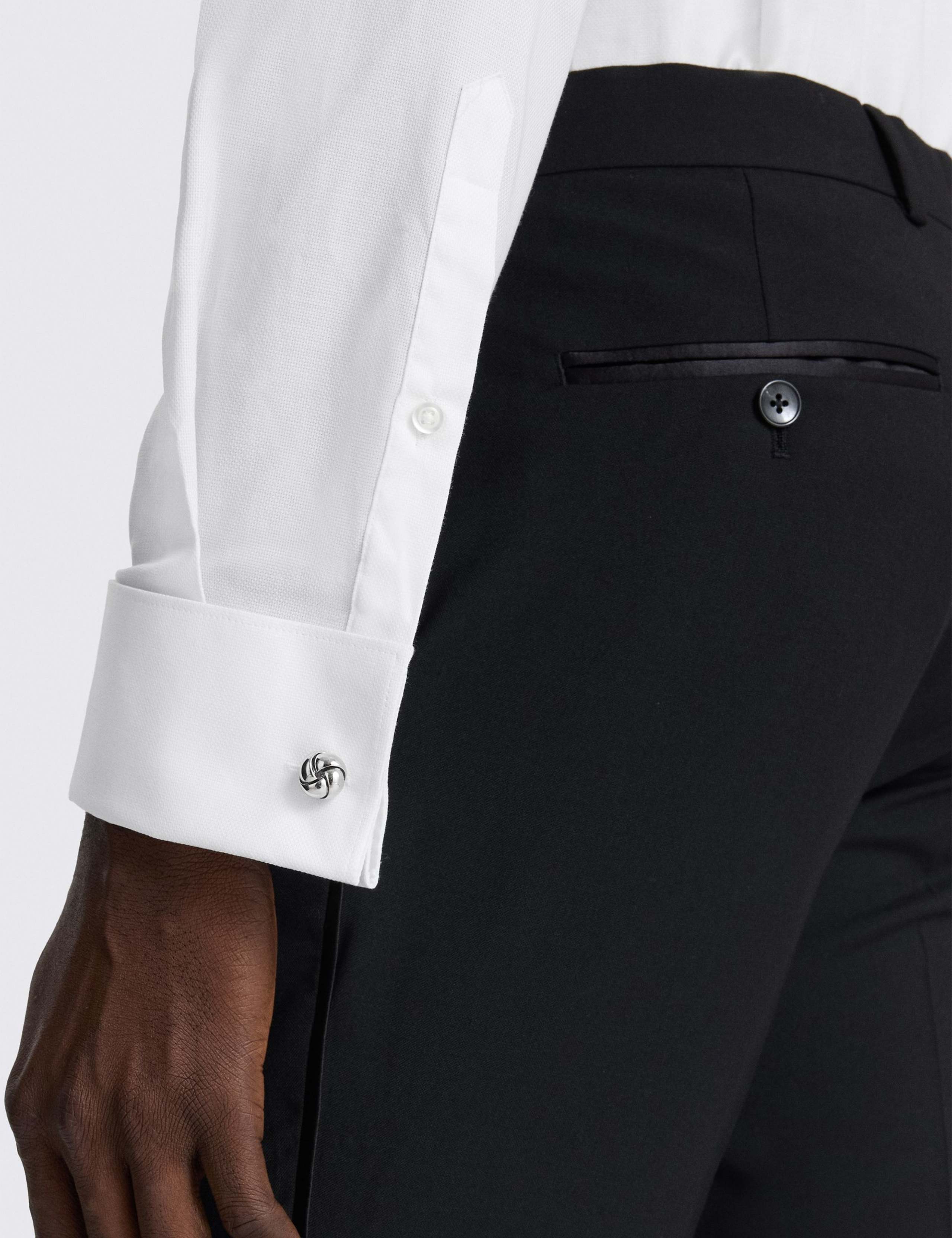 Slim Fit Cotton Rich Dress Shirt 3 of 3