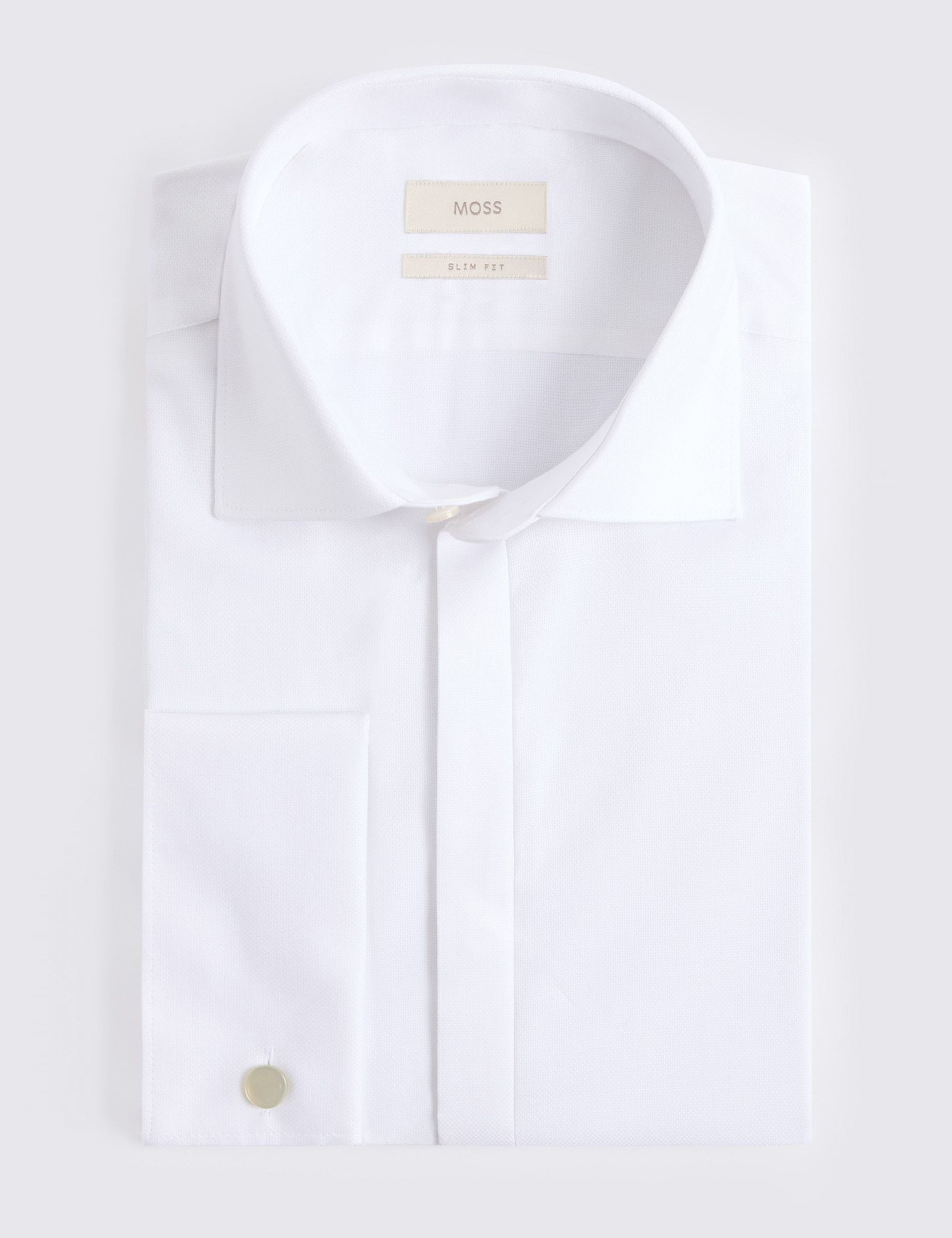 Slim Fit Cotton Rich Dress Shirt 2 of 3