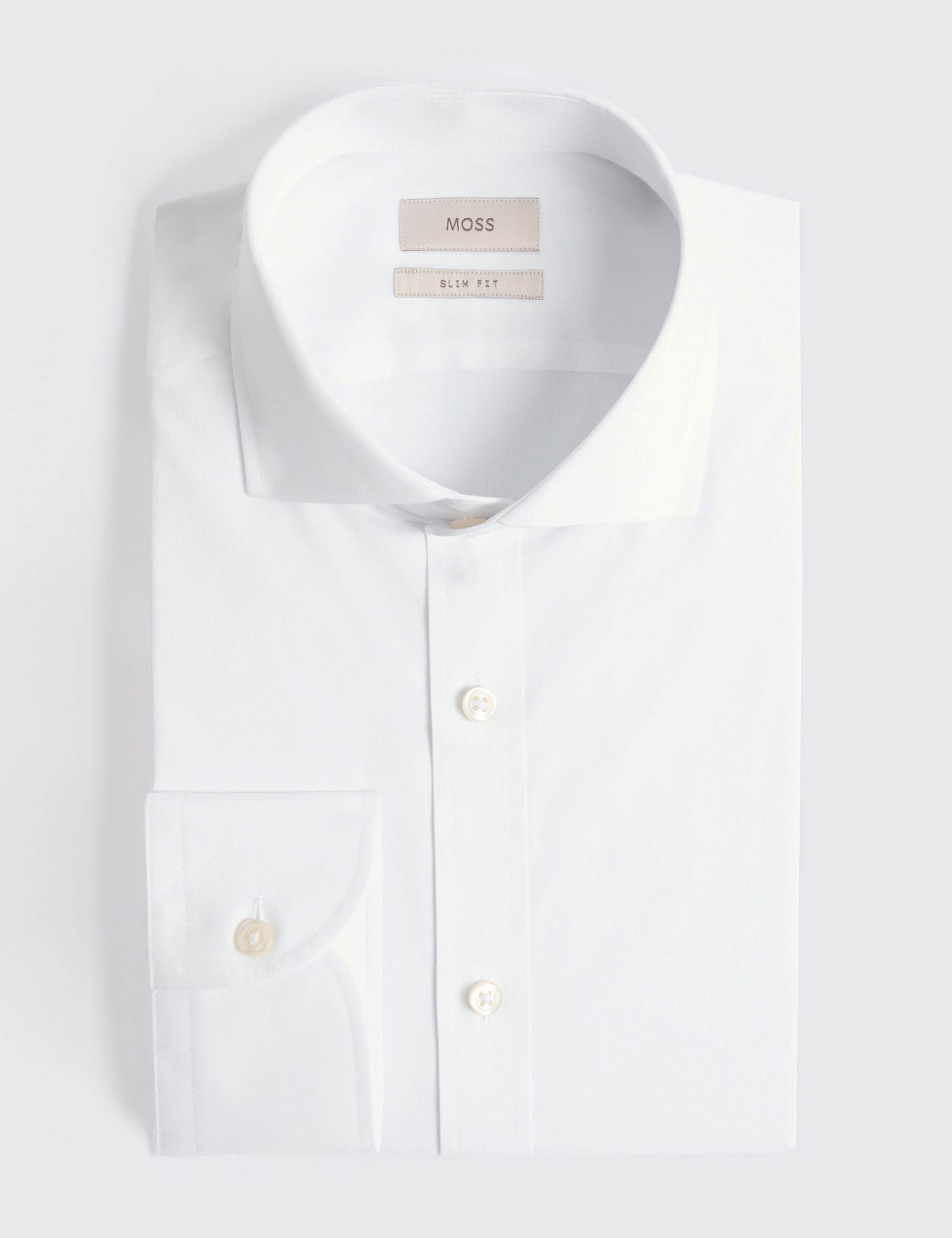 Slim Fit Cotton Rich Stretch Shirt 2 of 3