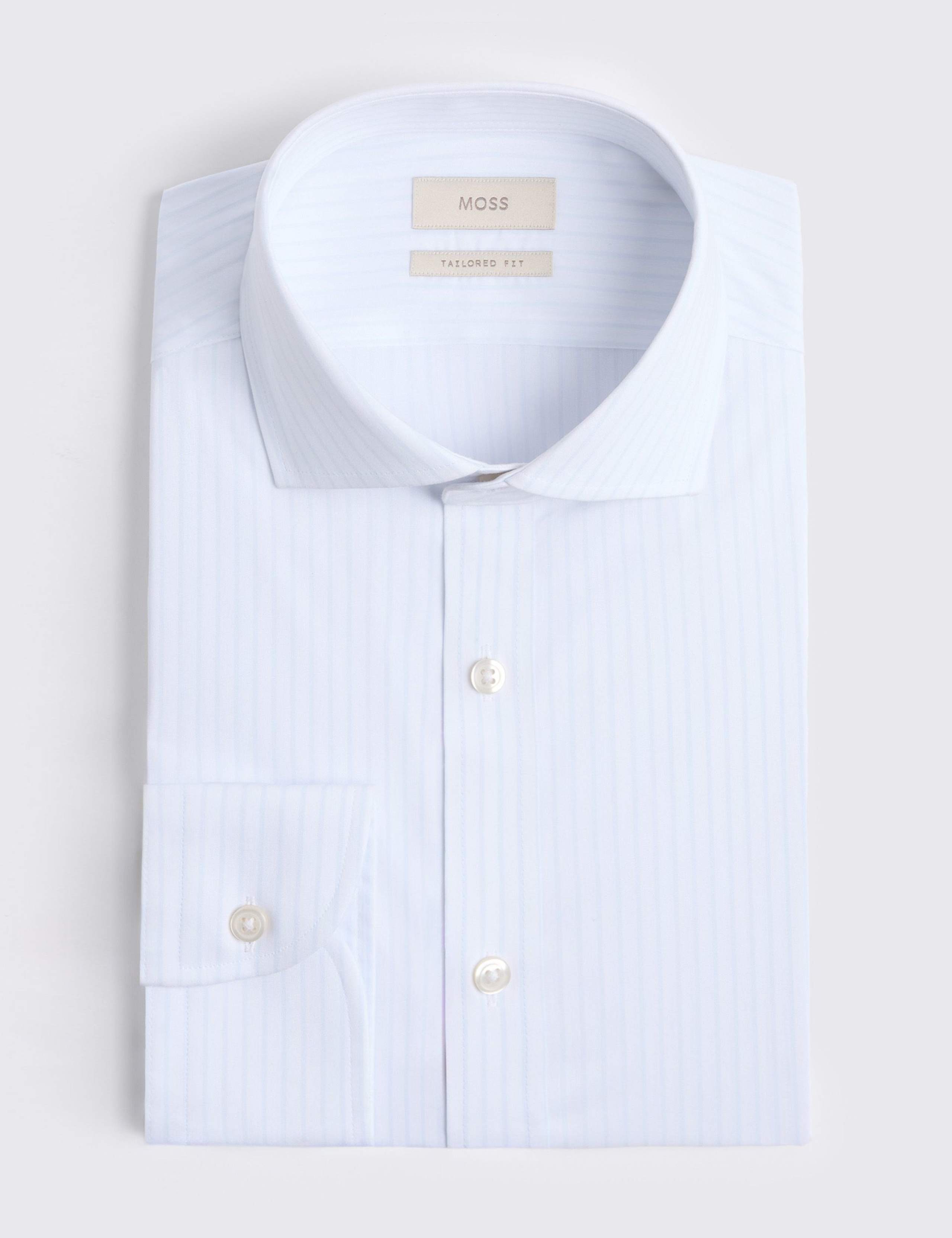 Tailored Fit Striped Stretch Shirt 2 of 3
