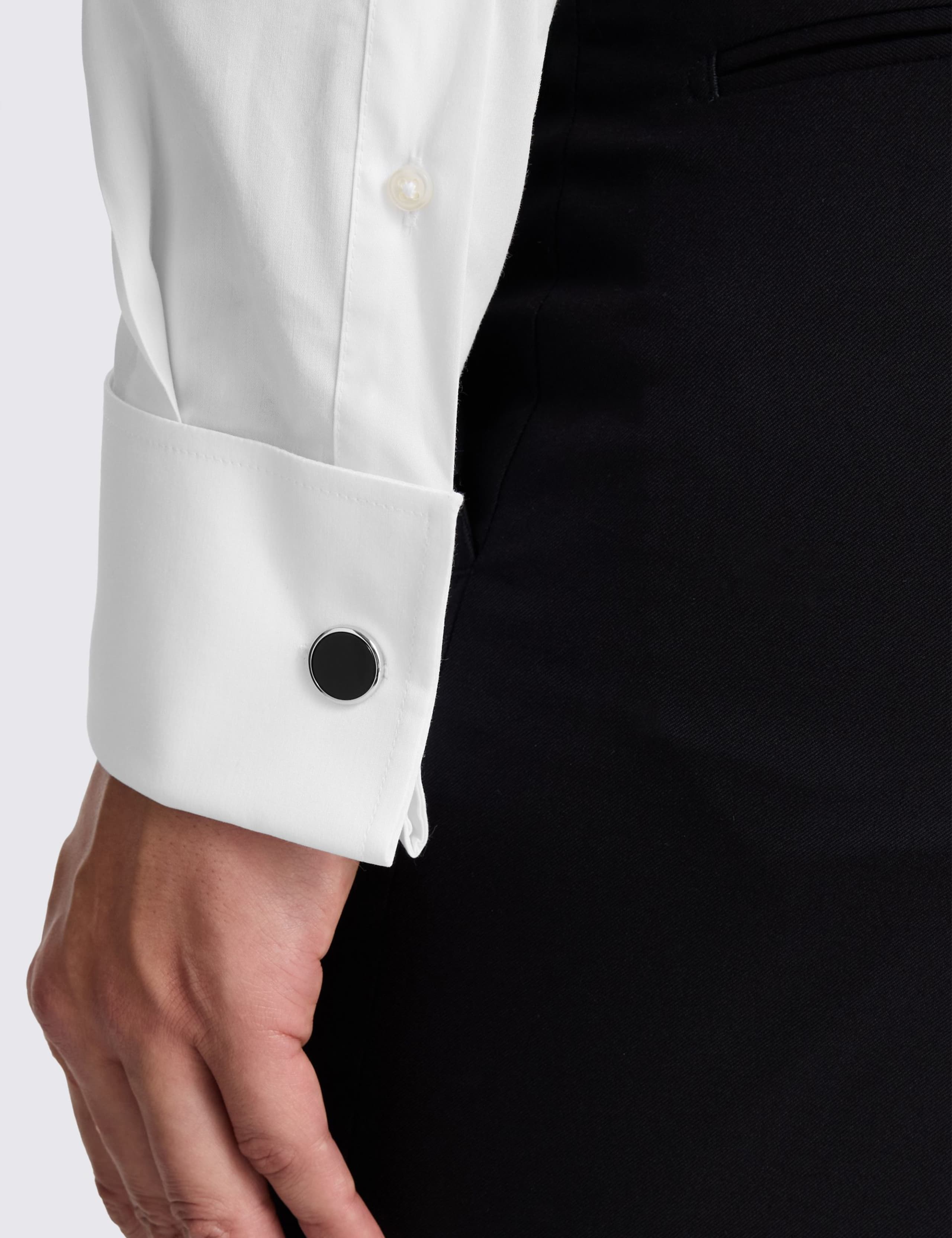 Tailored Fit Cotton Rich Stretch Shirt 3 of 3