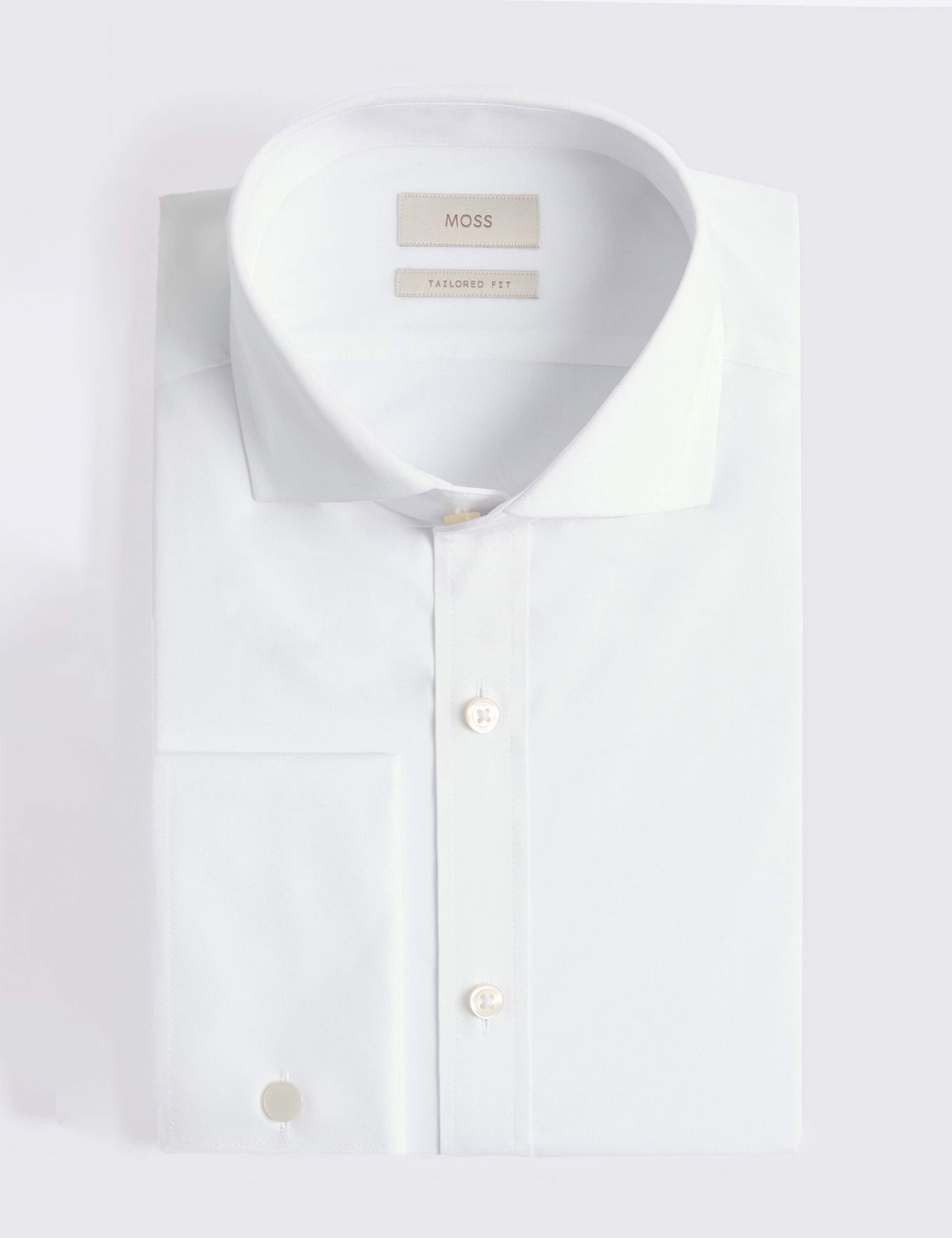 Tailored Fit Cotton Rich Stretch Shirt 2 of 3