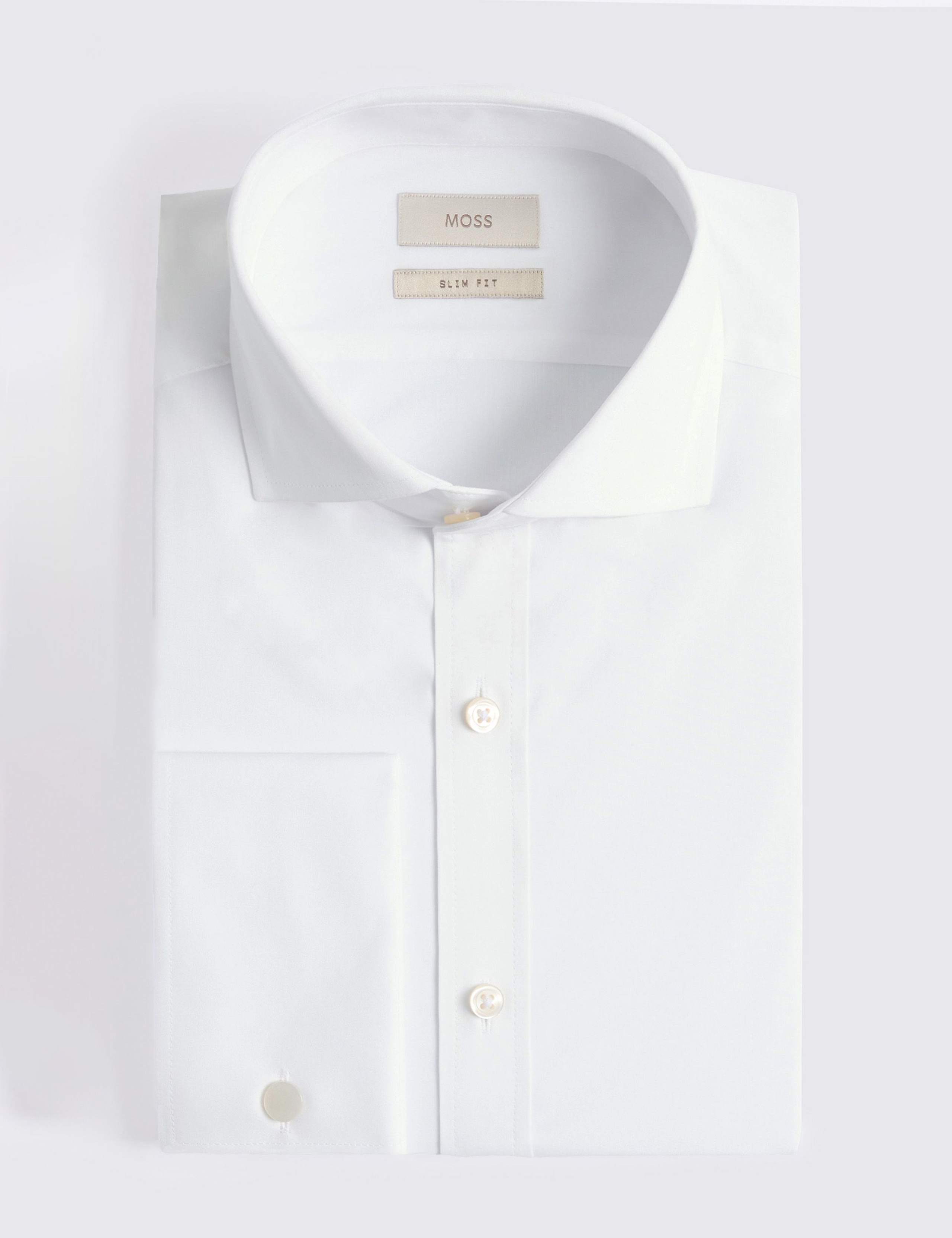 Slim Fit Cotton Rich Stretch Shirt 2 of 3