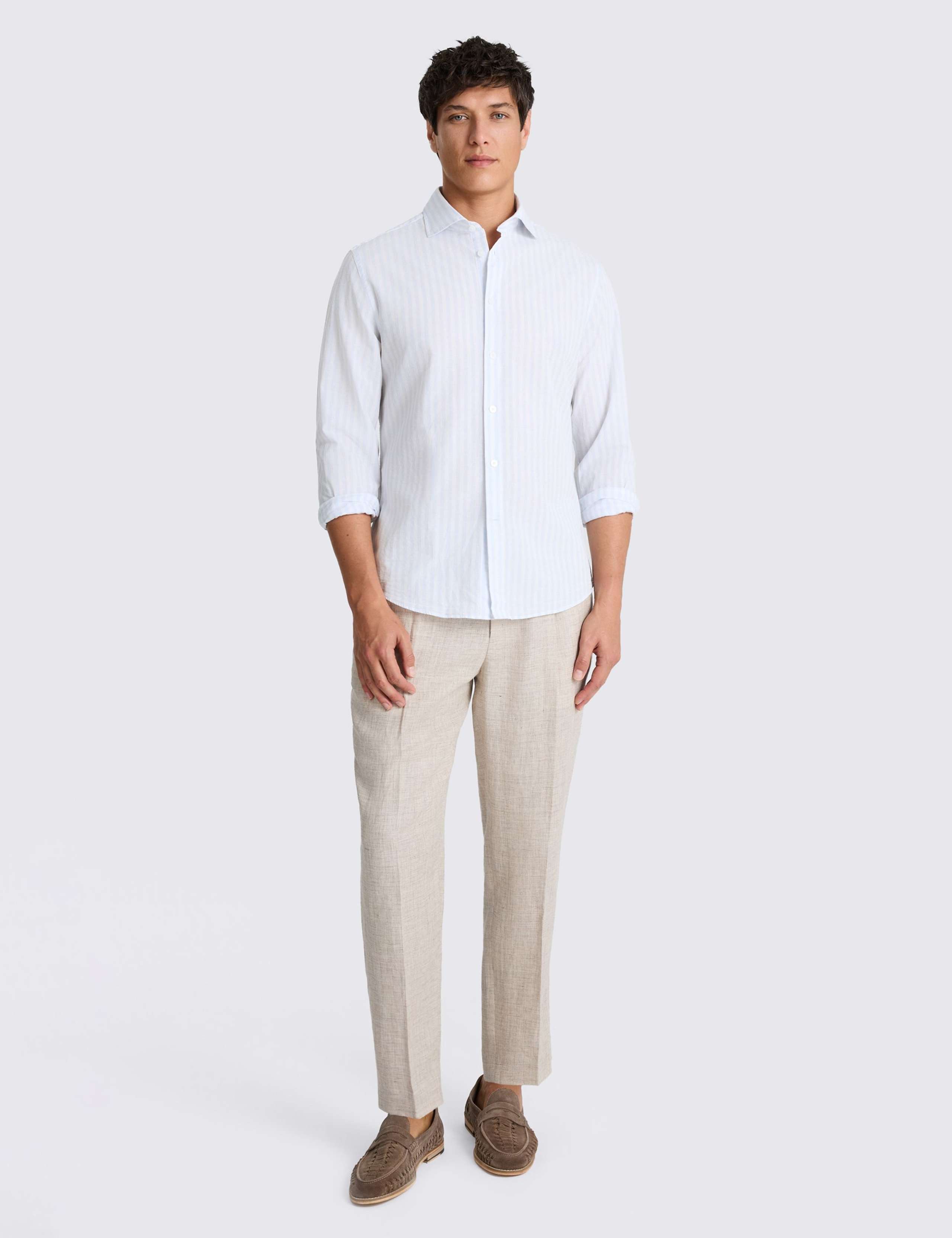 Cotton Rich Striped Shirt 3 of 4