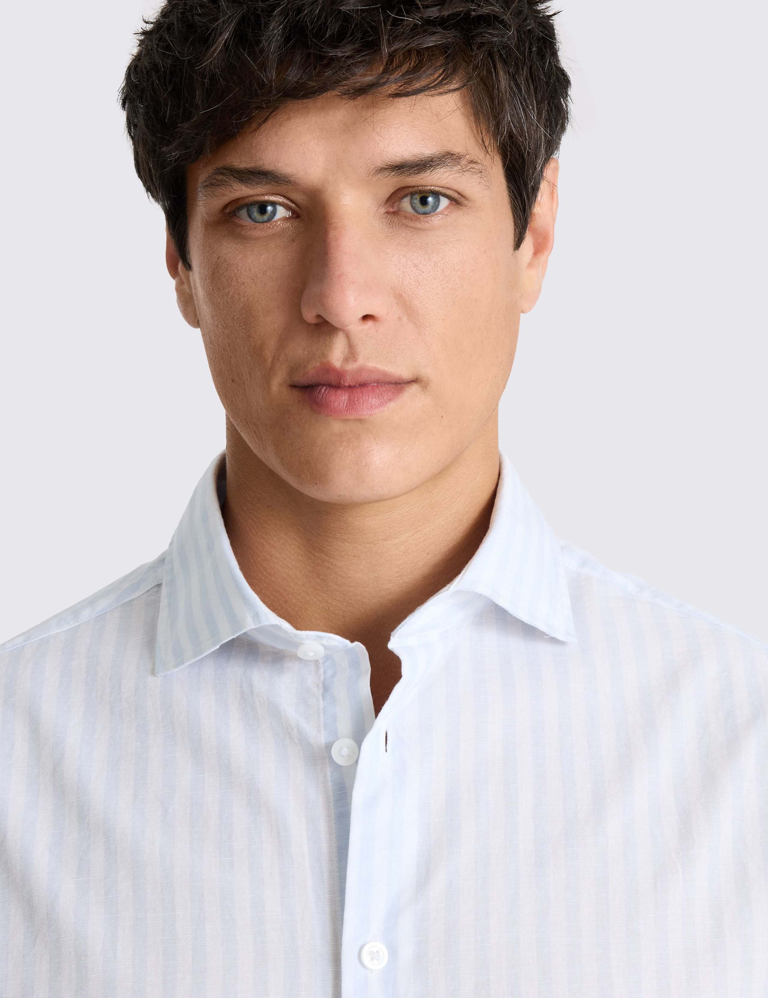 Cotton Rich Striped Shirt 4 of 4