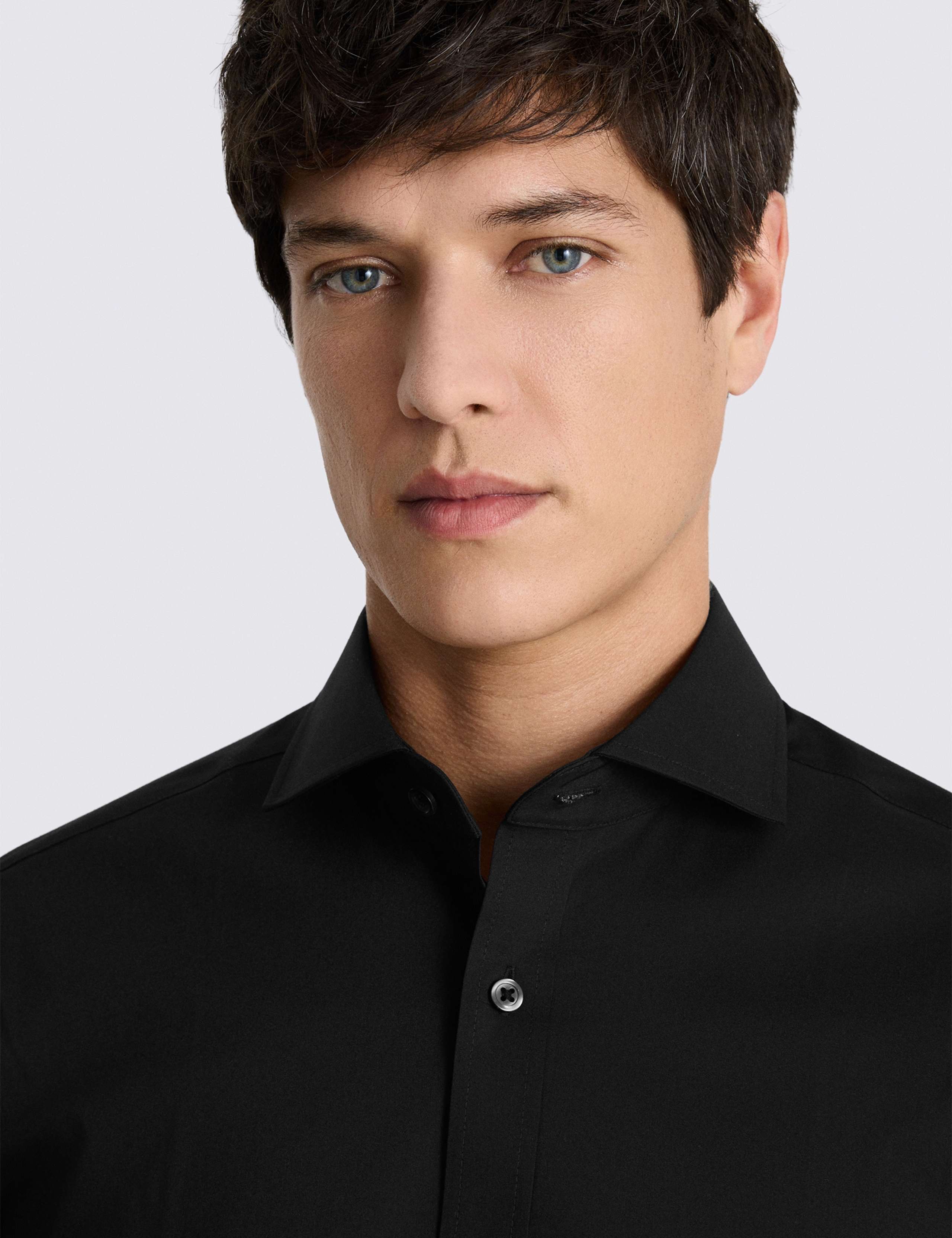 Tailored Fit Cotton Blend Stretch Shirt 3 of 3